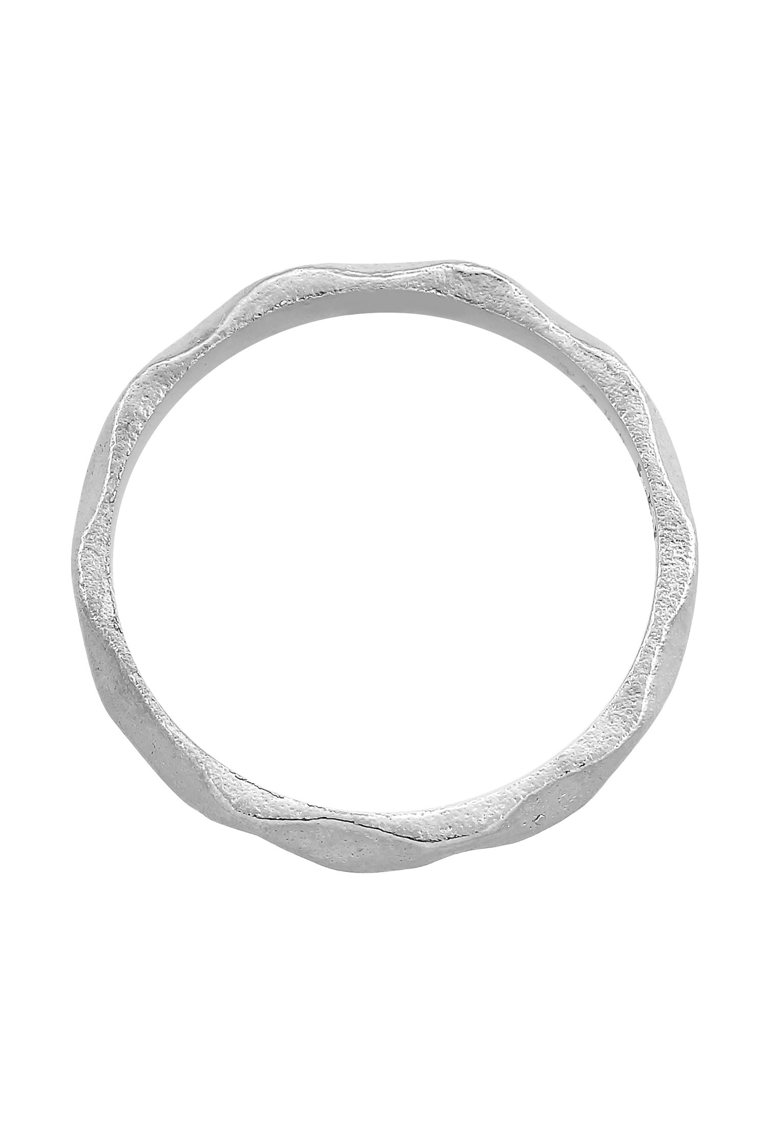 HAZE & GLORY Fingerring »Ring Basic Bandring - Babylon gehämmert 925 Silber«