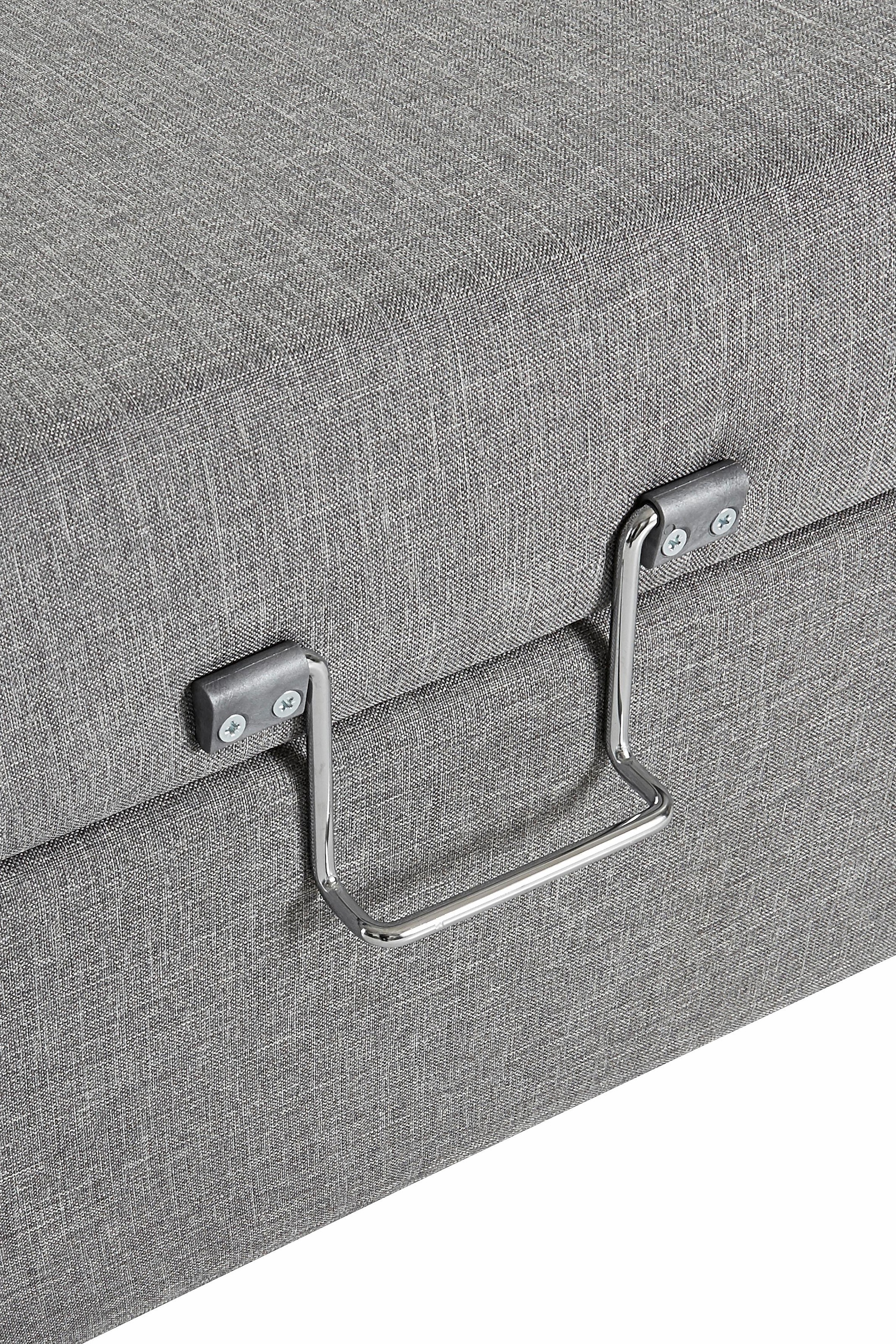 TRENDMANUFAKTUR Ecksofa »Reggae II, moderne Optik, Armteilverstellung, B/T 237/156cm, L-Form«, wahlweise mit Bettfunktion