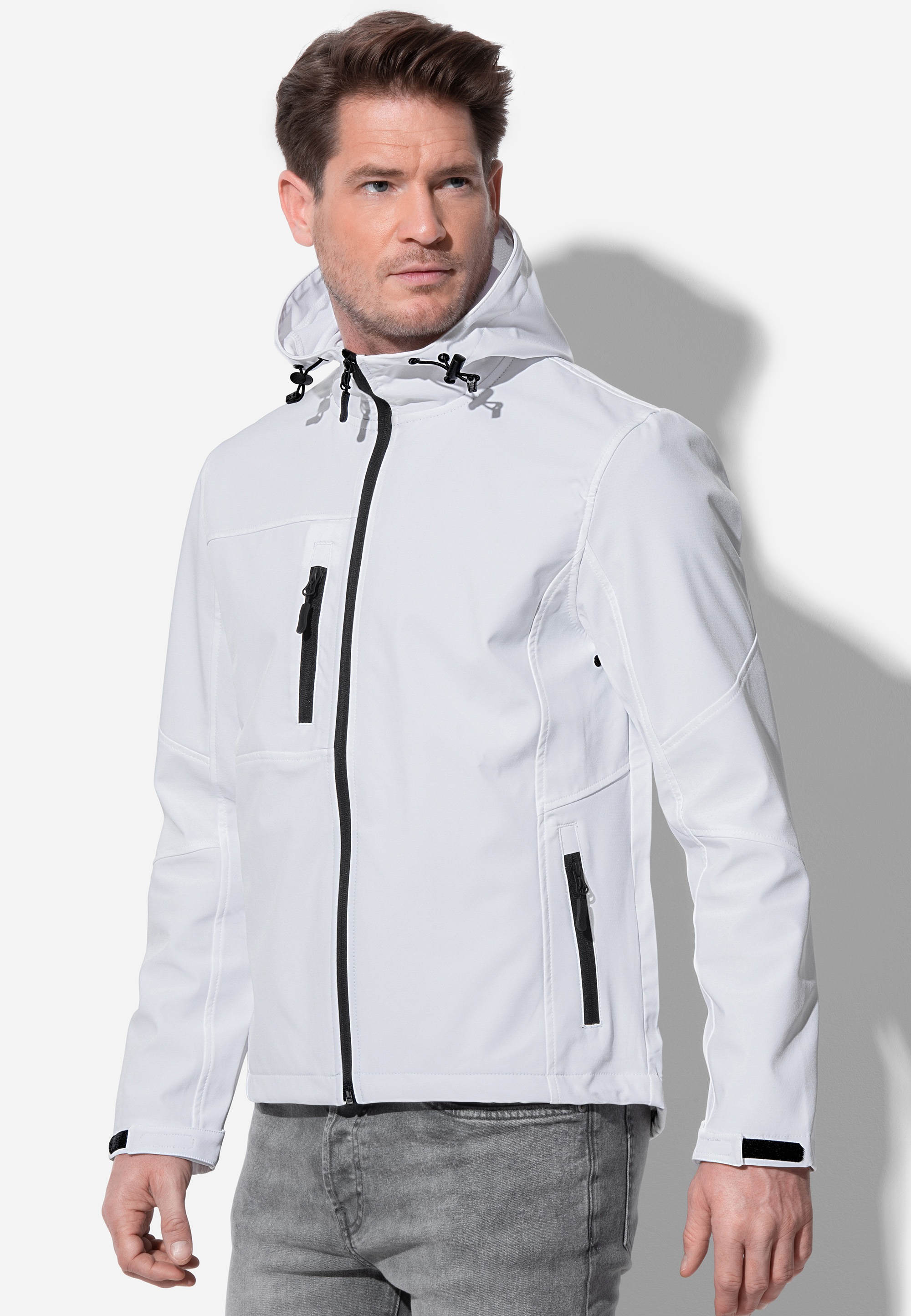 Stedman Softshelljacke »Outdoor Softshell Hooded«, mit Taucherkapuze