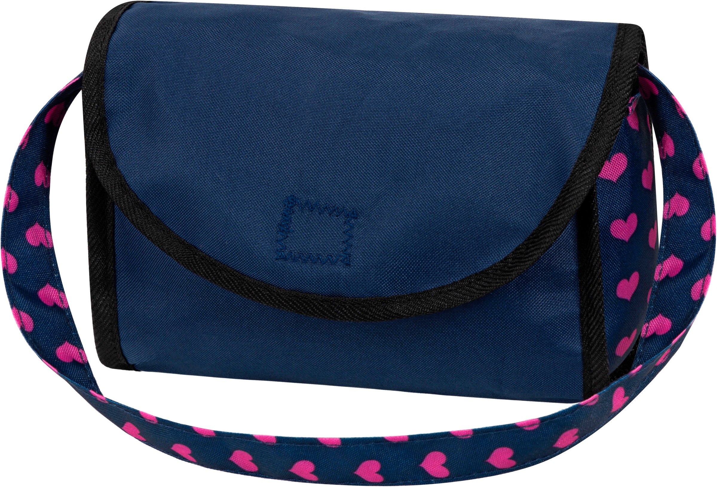 Bayer Puppen-Zwillingsbuggy »Twin Star, blau/pink«, mit Wickeltasche