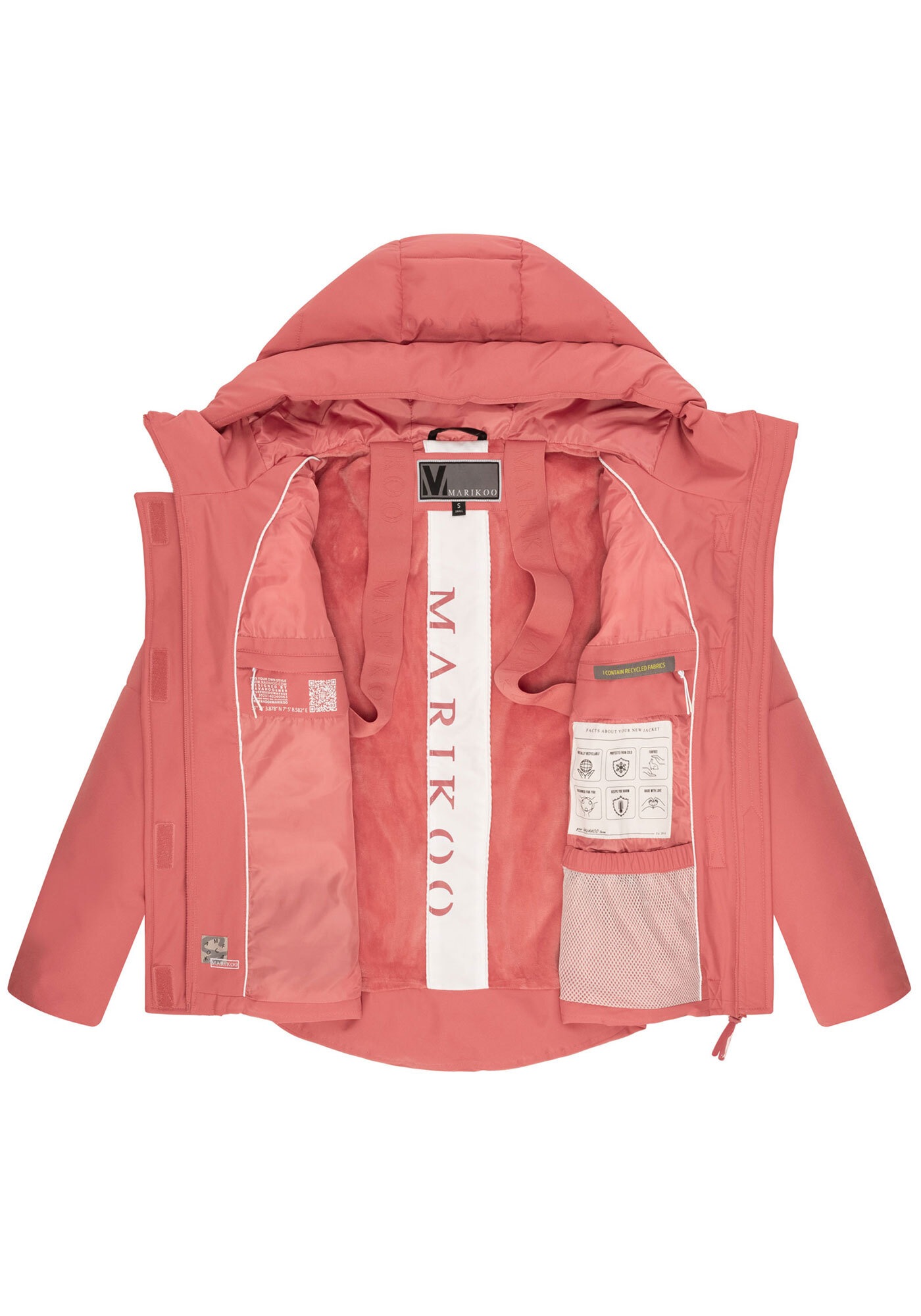 Marikoo Outdoorjacke »Marikoo Elira Damen Winterjacke N019«