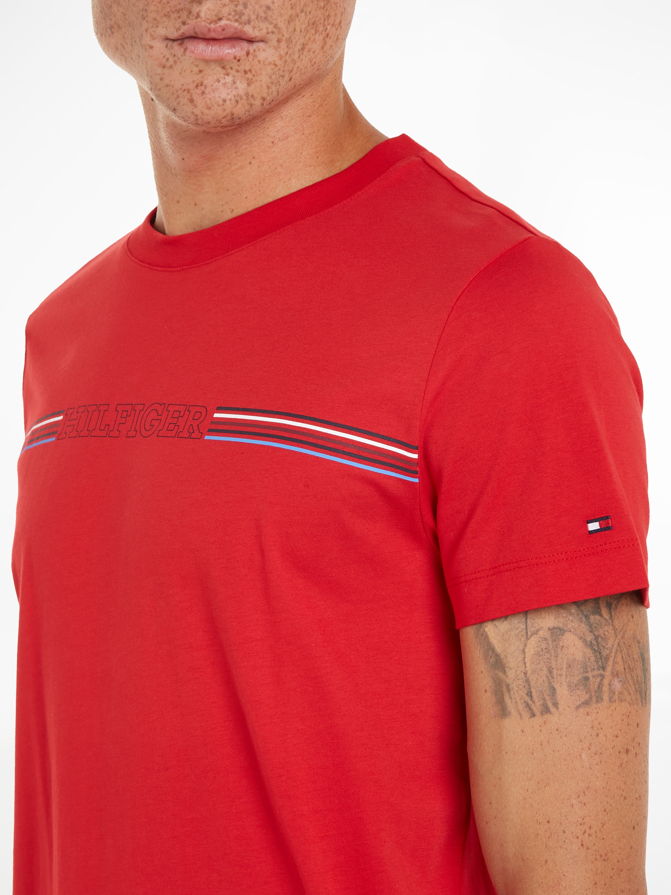 Tommy Hilfiger T-Shirt »STRIPE CHEST TEE«