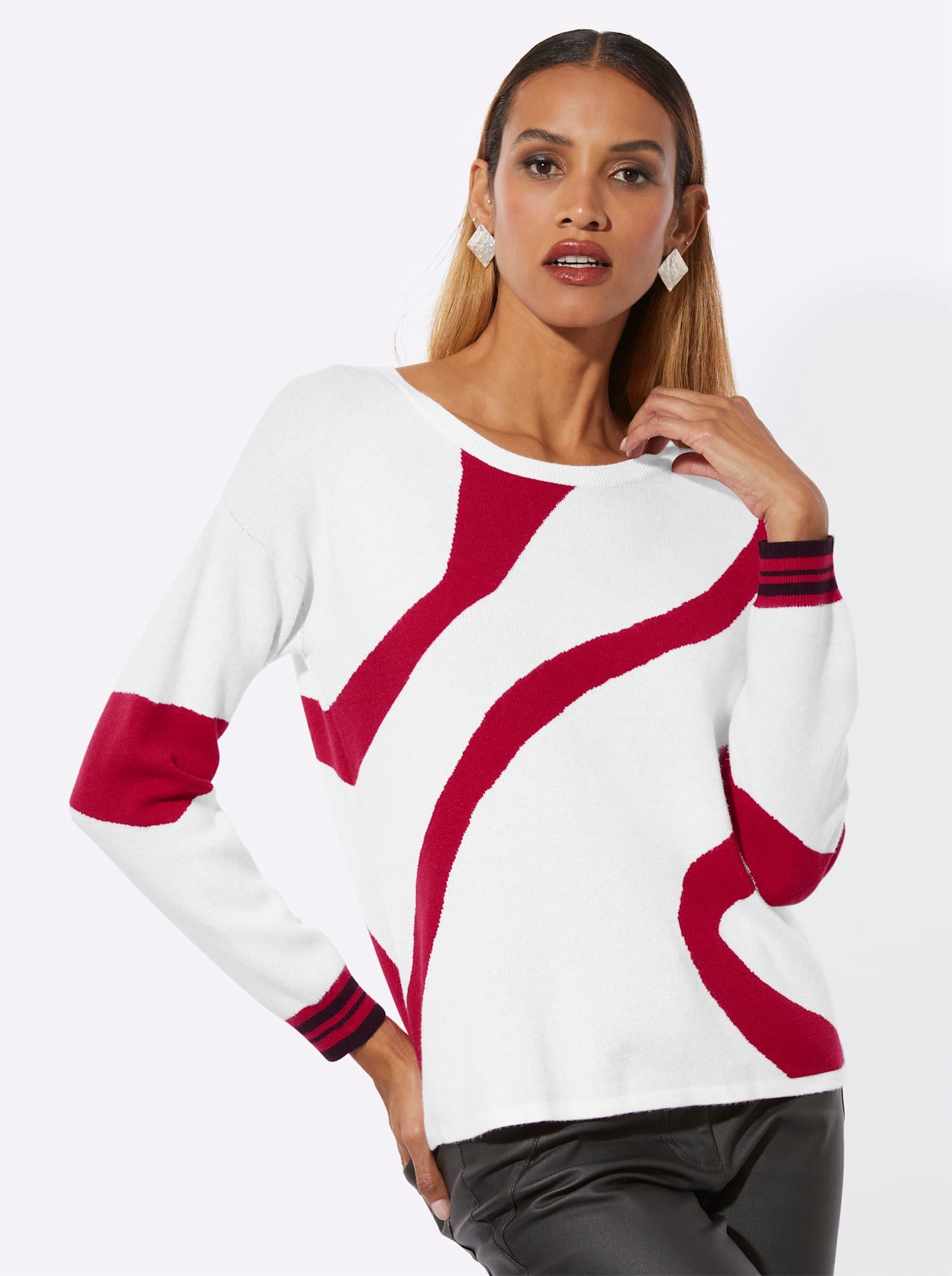 creation L Rundhalspullover »Pullover«
