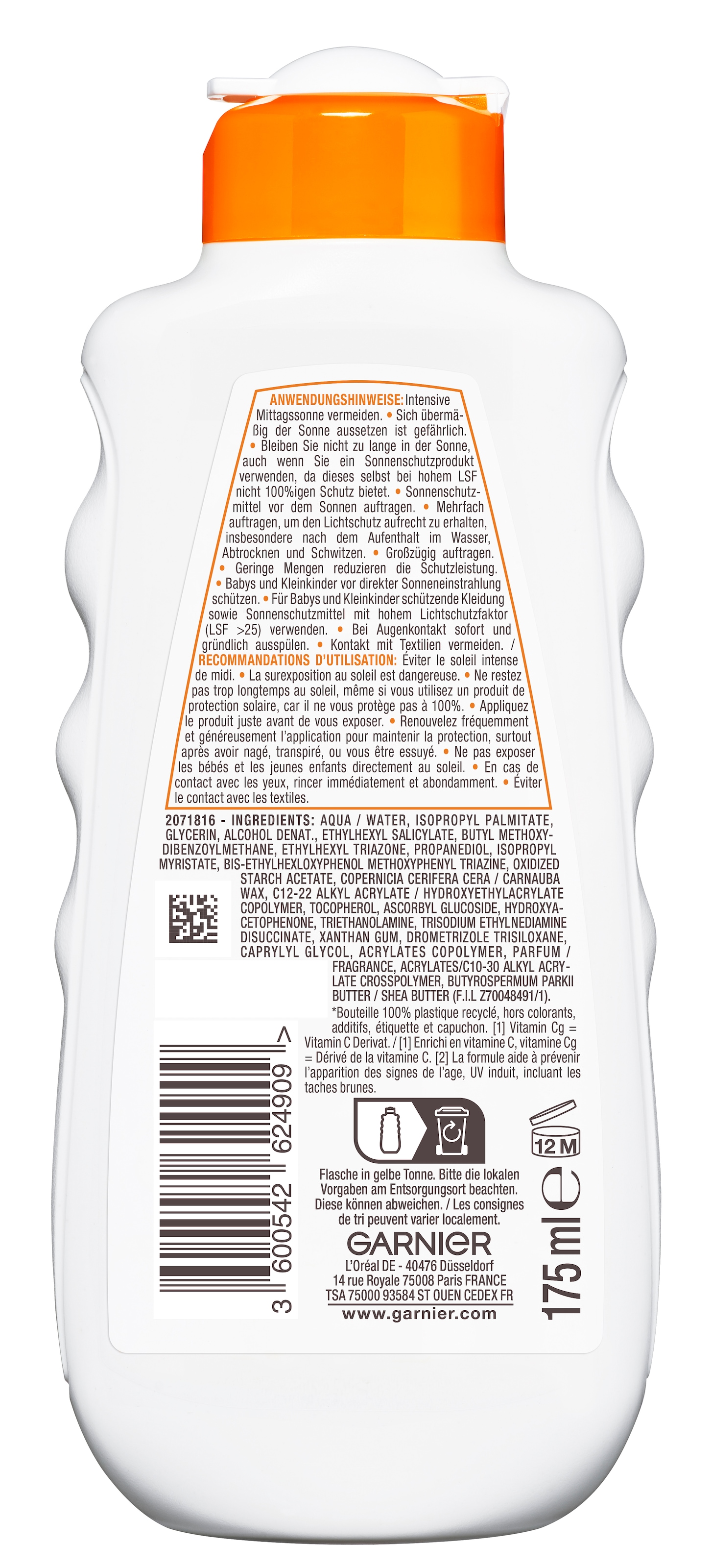 GARNIER After Sun-Spray »Garnier Ambre Solaire Hydra Protect+ 24h LSF 30«