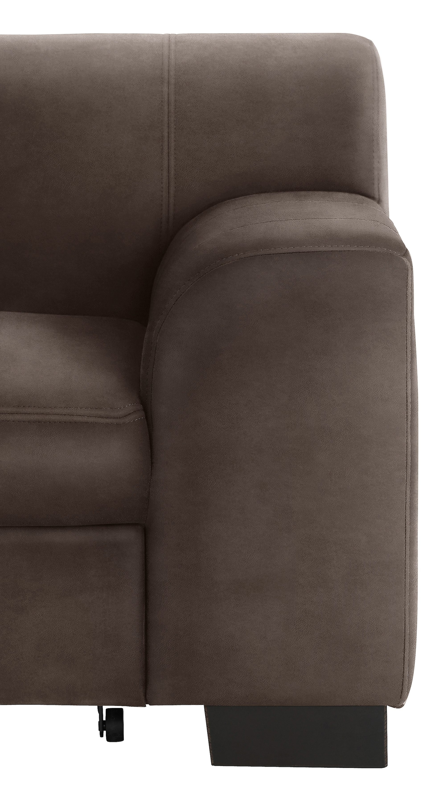 Home affaire Ecksofa »Falk klare Linien, elegant und zeitlos, L-Form«, mit Federkern und wahlweise mit Bettfunktion