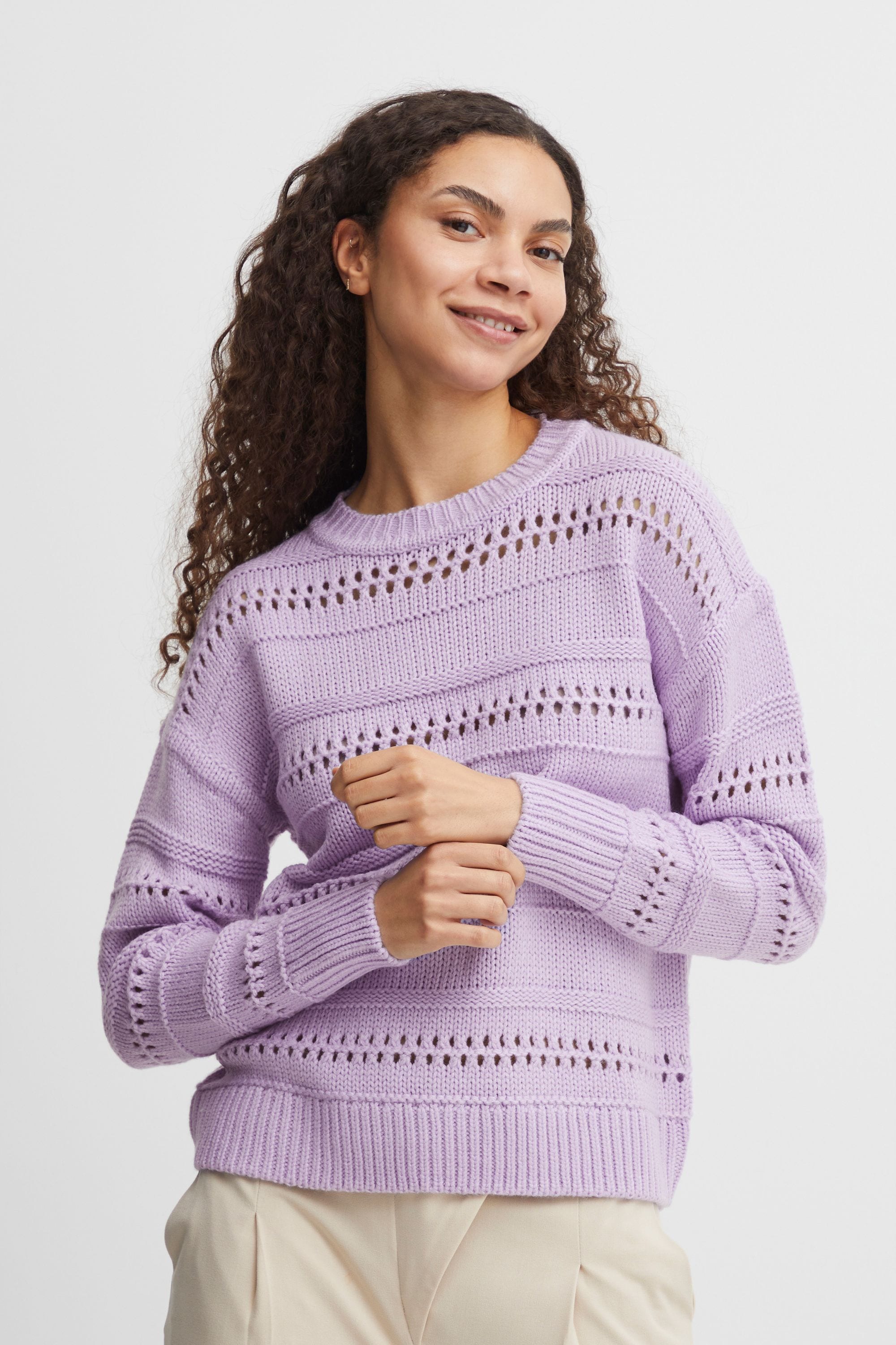 b.young Strickfleece-Pullover »Strickpullover BYOtinka«