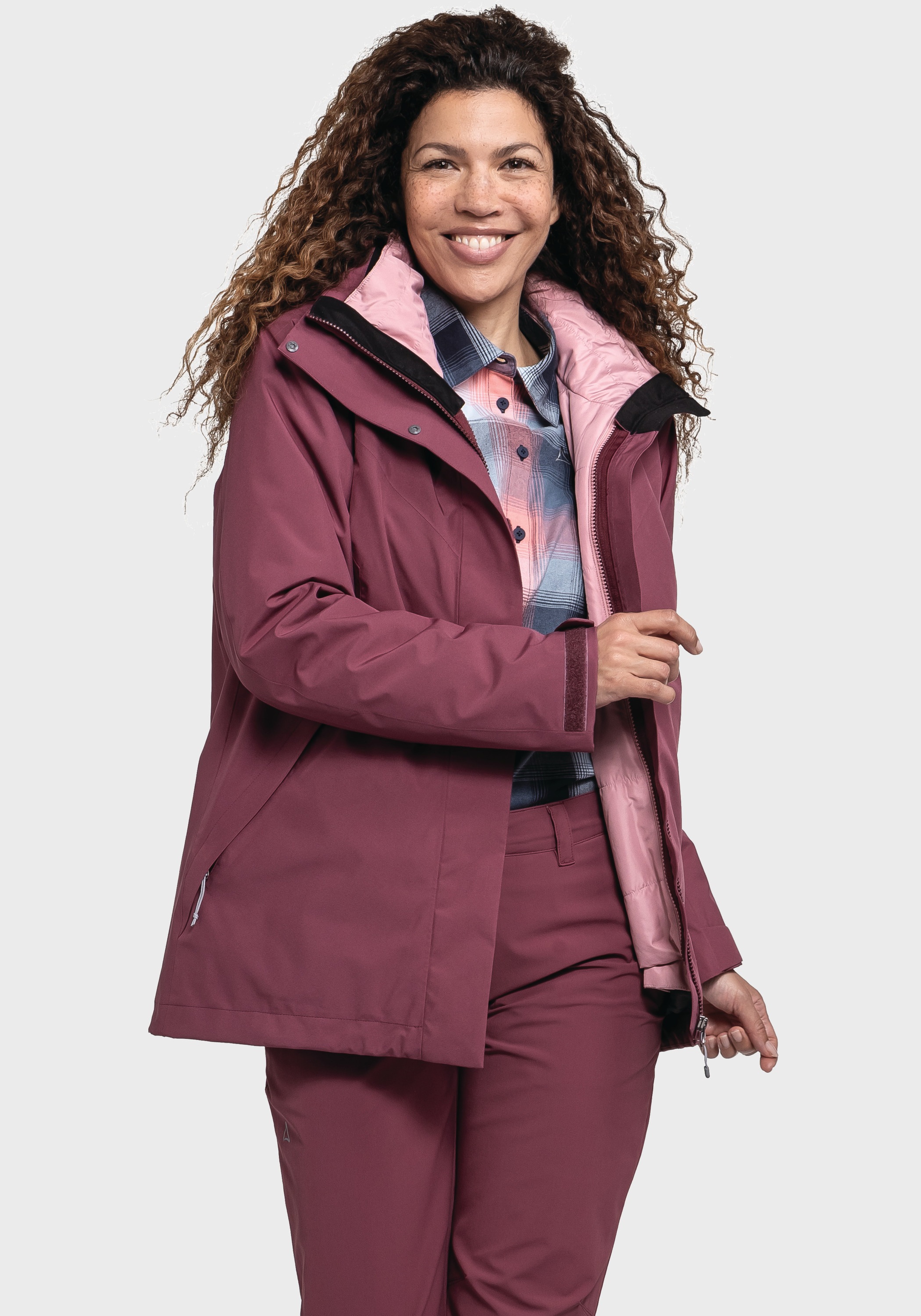 Schöffel Doppeljacke »Hiking 3in1 Jacket Style Tamina WMS«, ohne Kapuze
