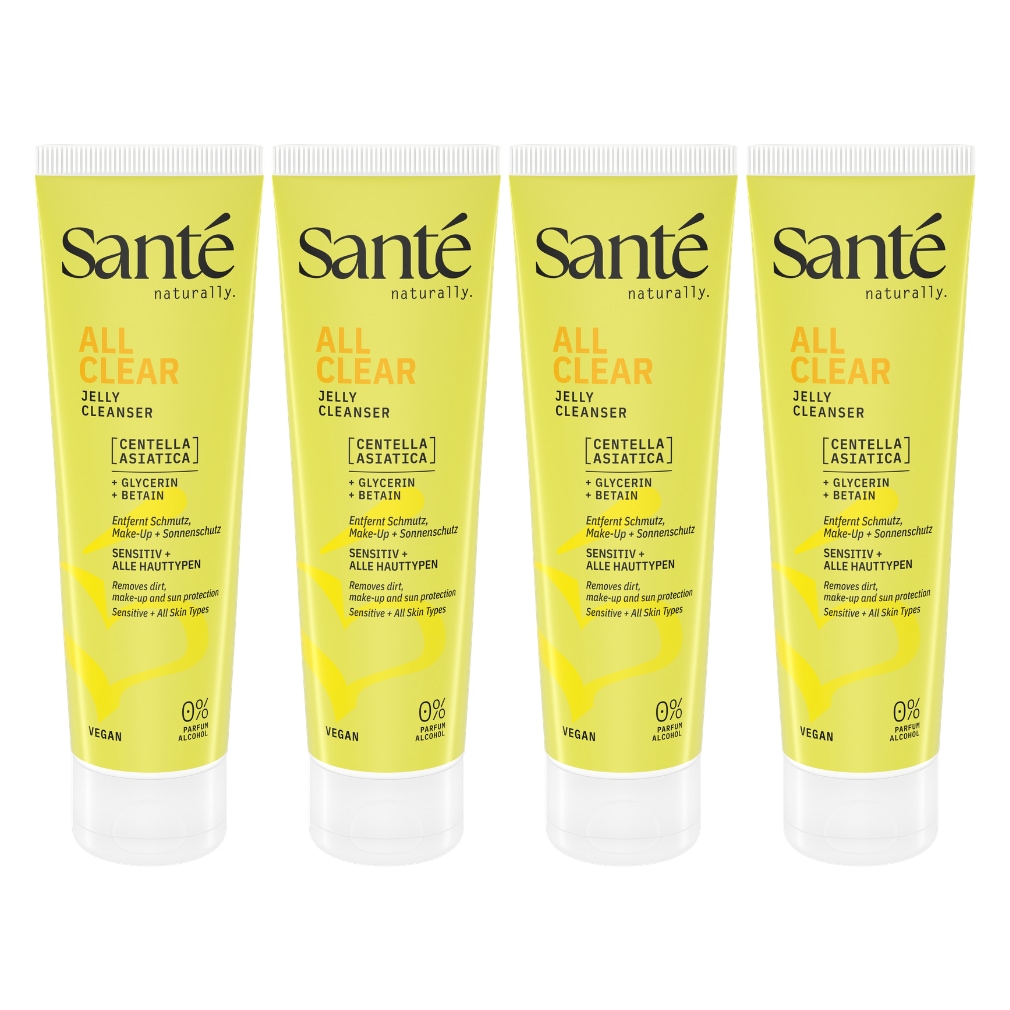 SANTE Gesichtsreinigungsgel »All Clear Jelly Cleanser« für Gesicht und Augenpartie, 600 ml Inhalt