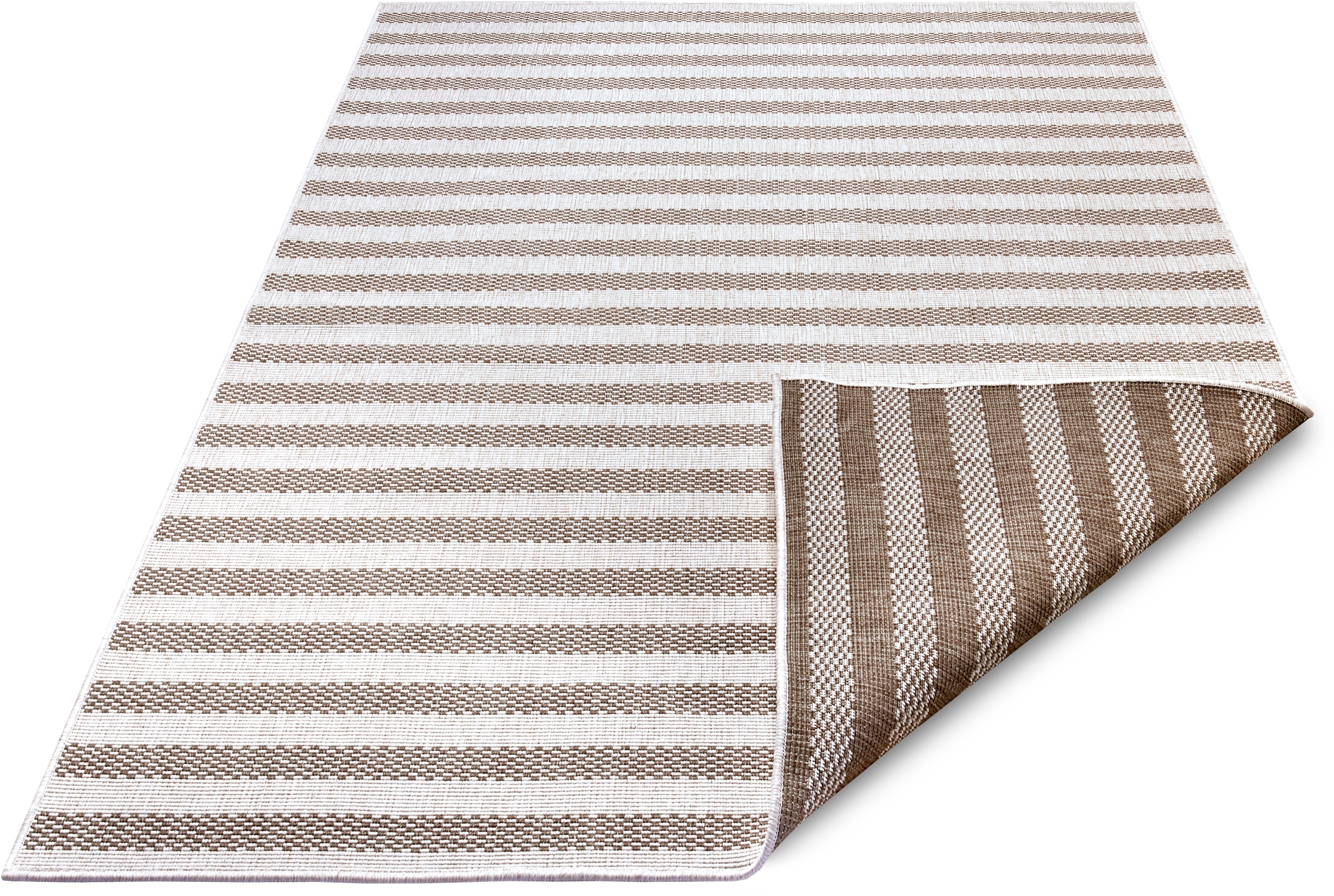 freundin Home Collection Teppich »Delilia«, rechteckig, 5 mm Höhe, In-& Outdoor, Wetterfest, Balkon, Garten, Wohnzimmer, Wasserfest