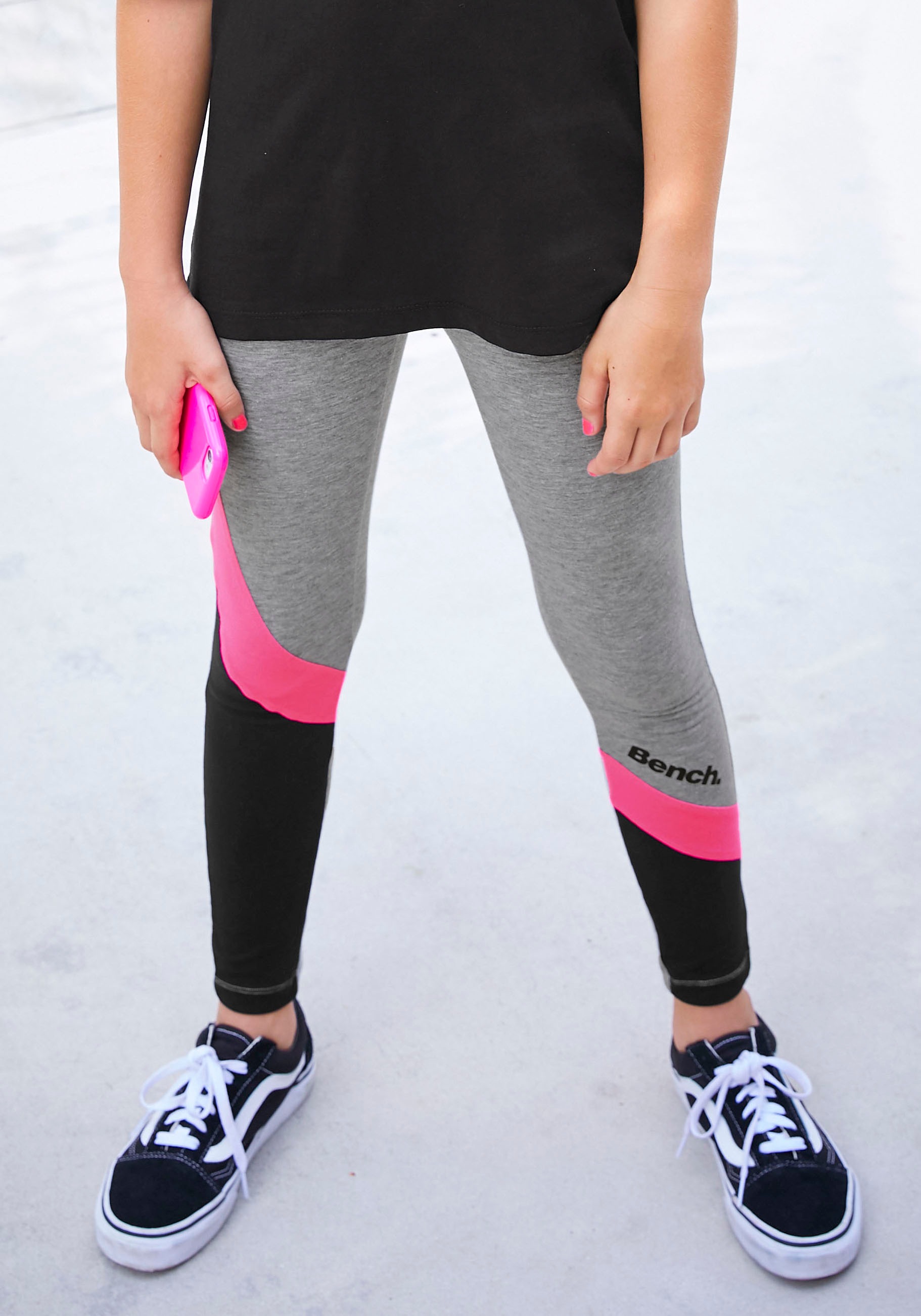 Bench. Leggings, mit Einsätzen und Logoschriftzug kaufen