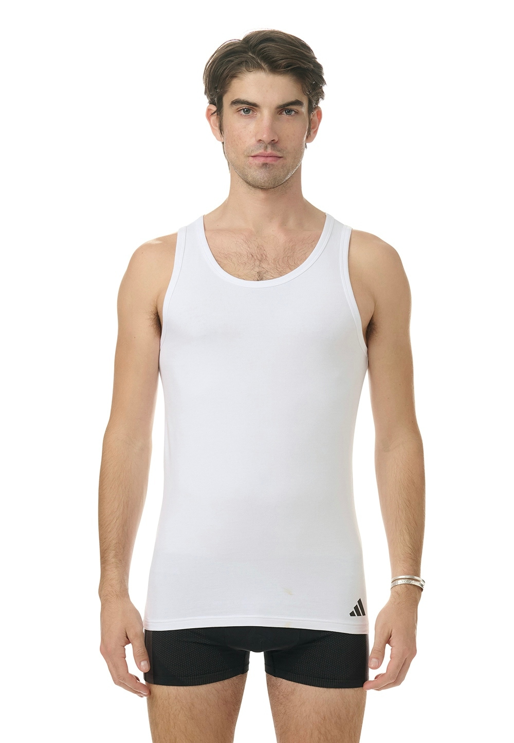 adidas Sportswear Achselhemd »"Active Flex Cotton"«, (2er Pack), mit Heißsiegel-Logo