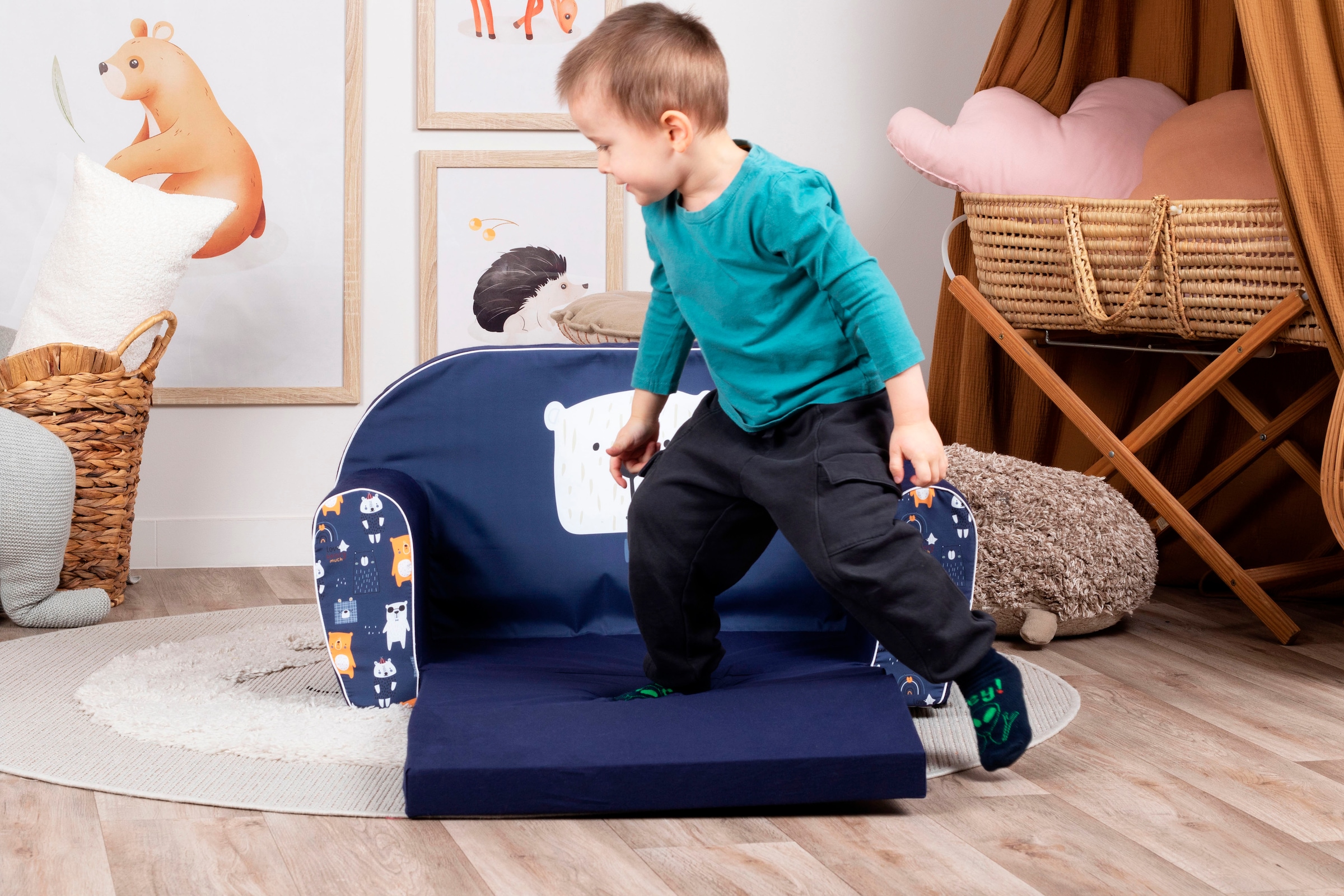 Knorrtoys® Sofa »Pretty bear« für Kinder; Made in Europe
