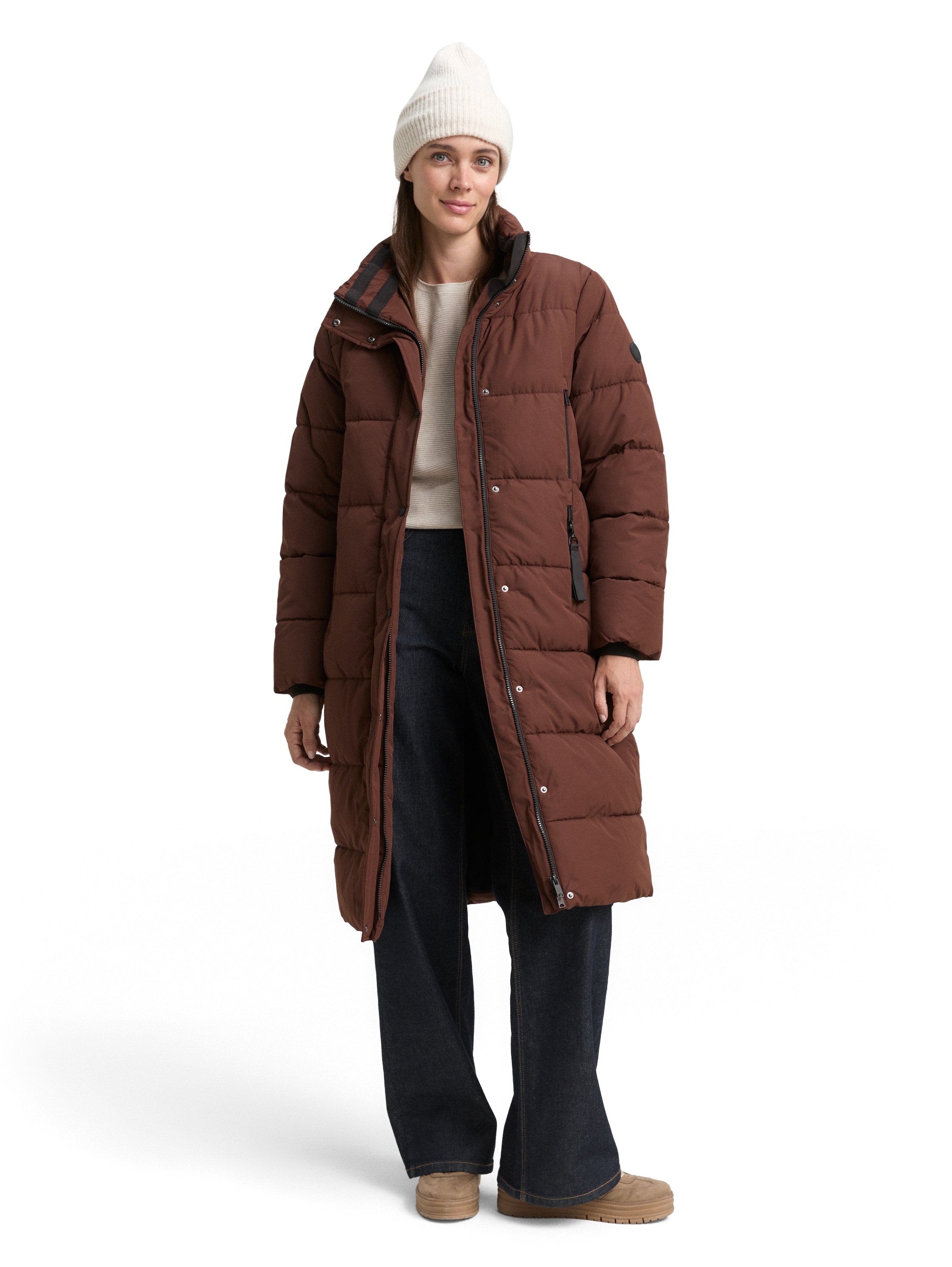 TOM TAILOR Steppmantel »Regular« mit Kapuze