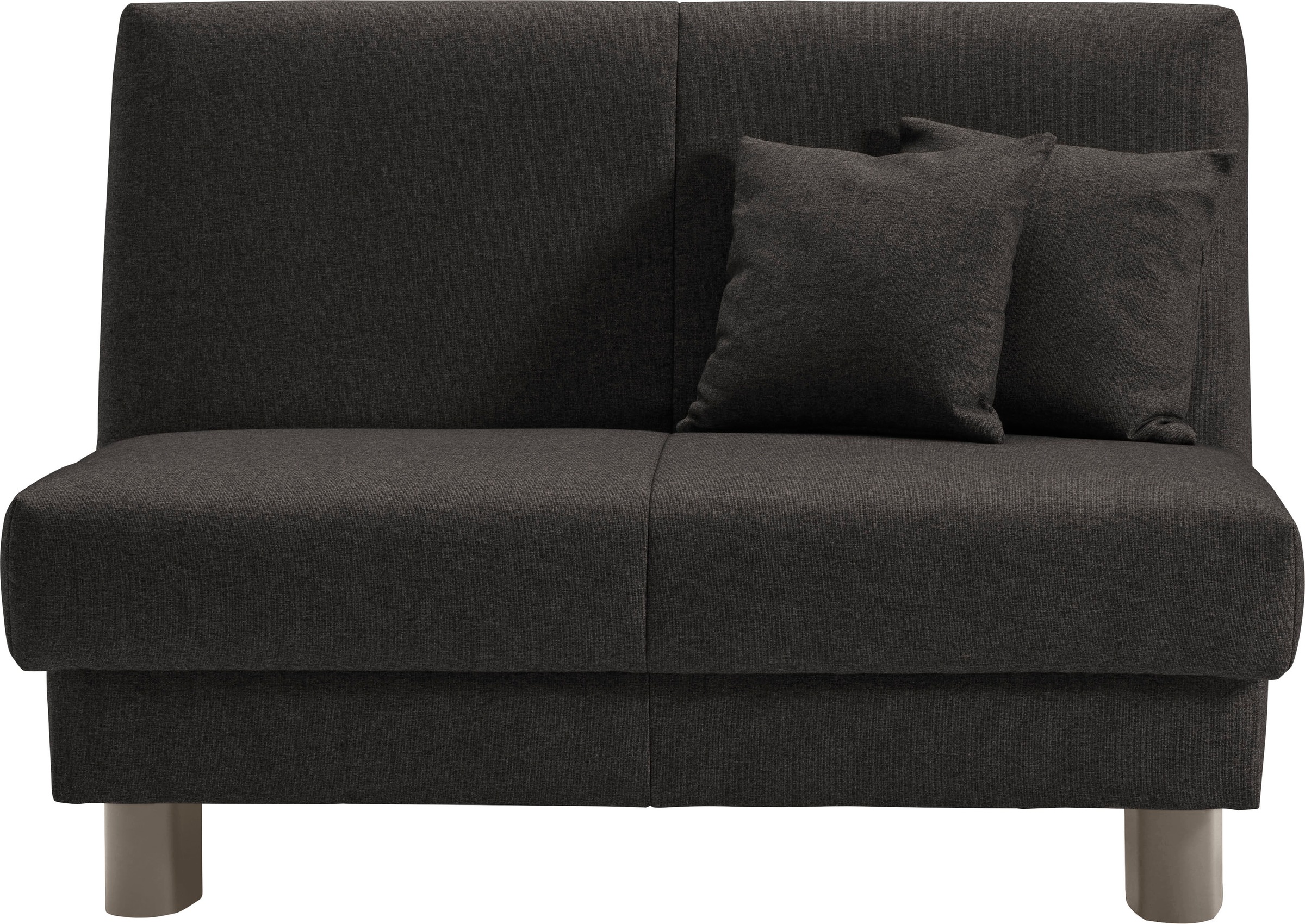 ell + ell Schlafsofa »Enny«, Liegefläche Breite 120 oder 140 cm, Liegehöhe 40 cm, Füße alufarben