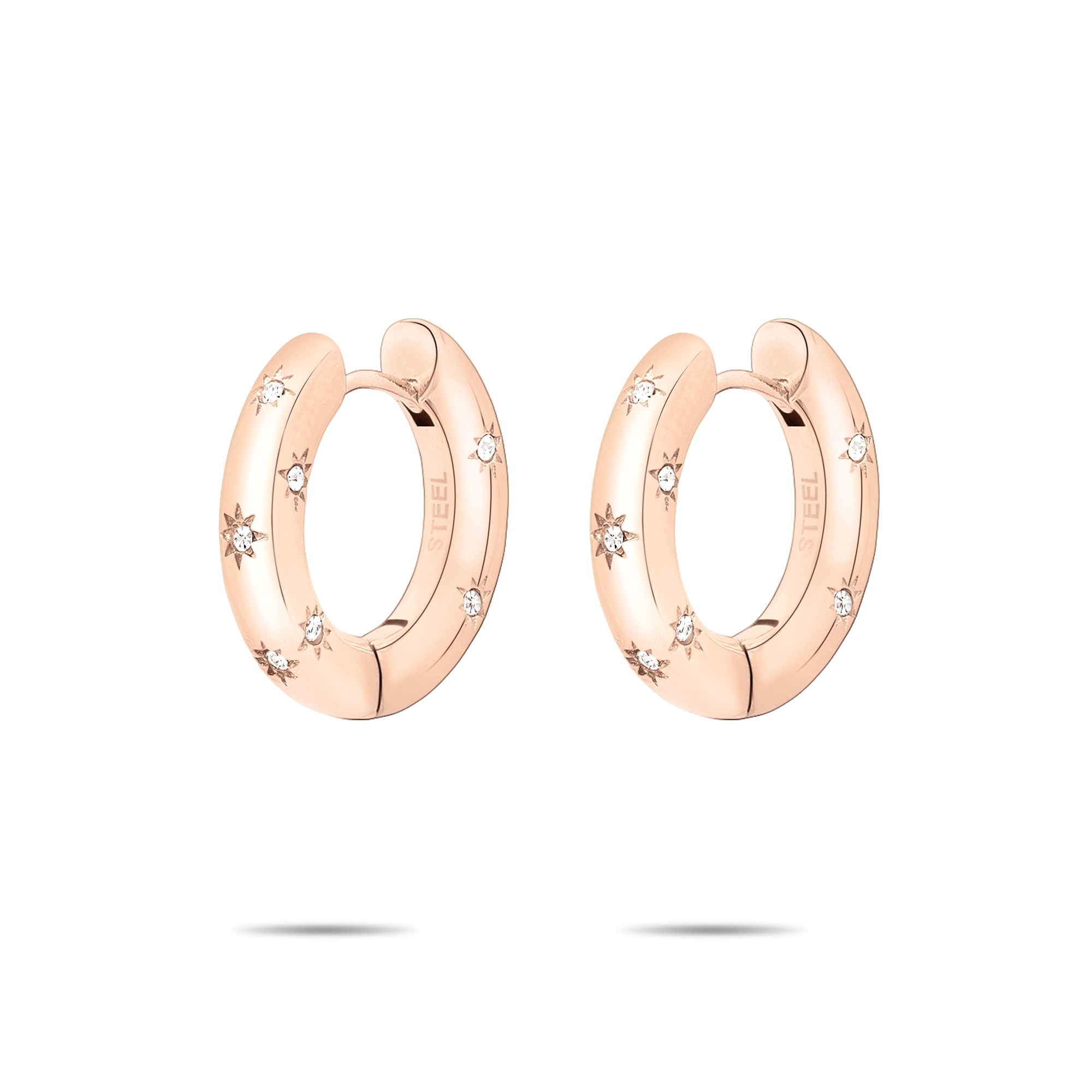 Tamaris Paar Creolen »Schmuck Geschenk Creolen mit funkelnden Steinchen Little Twinkle« mit Zirkonia (synth.)