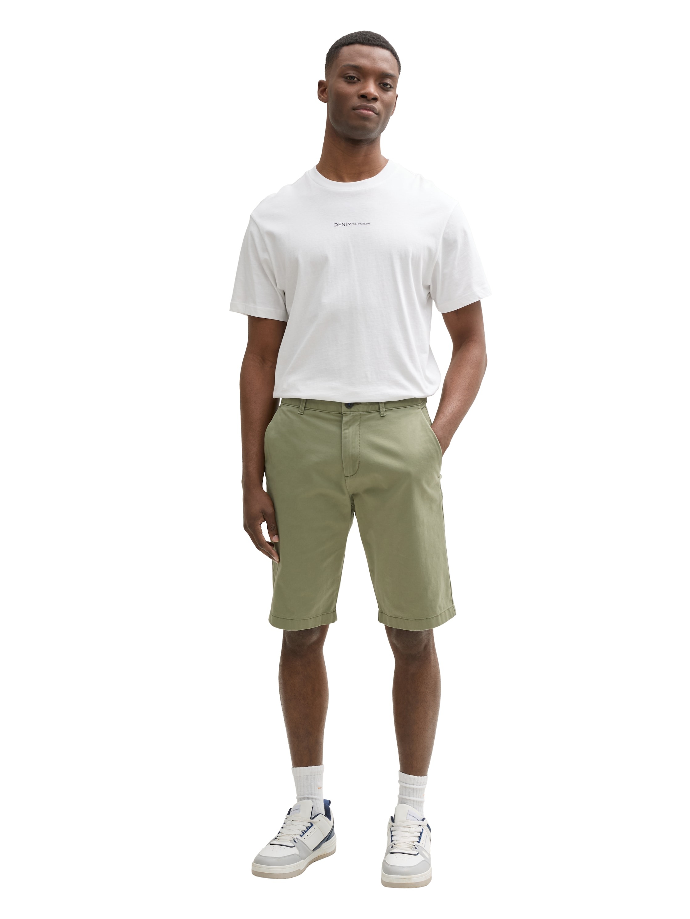TOM TAILOR Denim Chinoshorts, mit Taschen