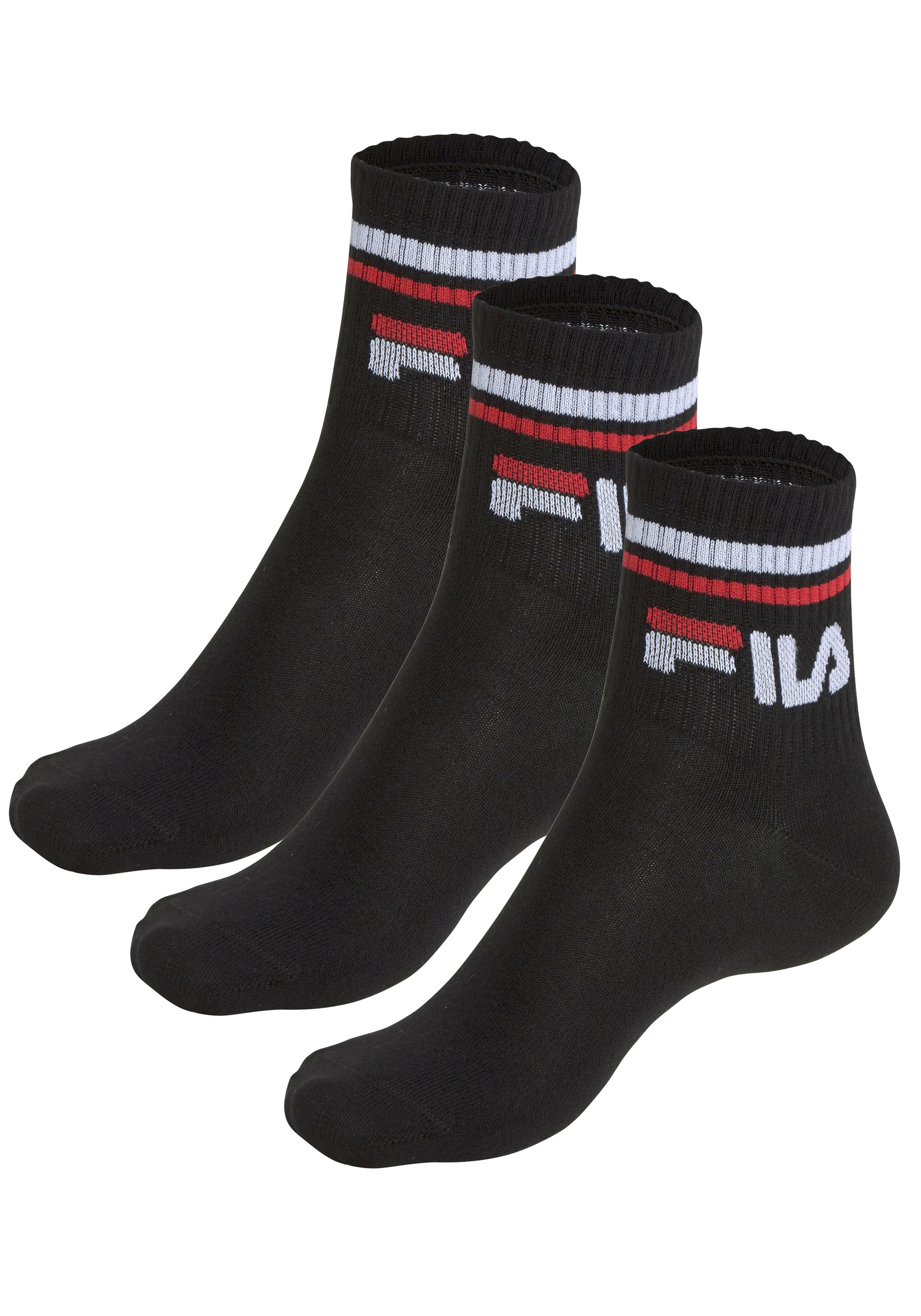 Fila Kurzsocken 3 Paar tlg., Größe 43-46