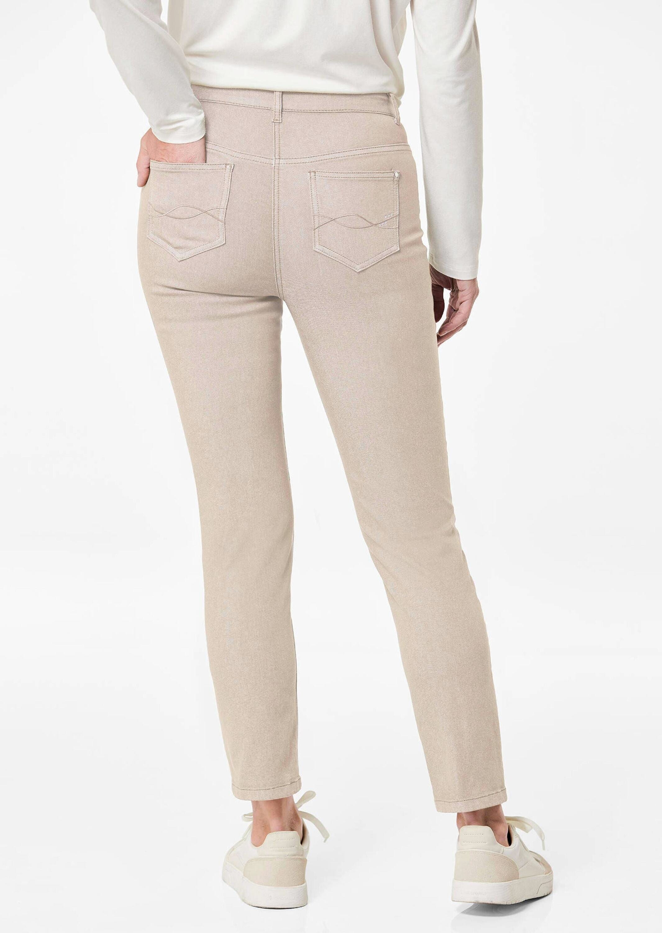 GOLDNER 7/8-Hose »Kurzgröße Schmale Stretchhose BELLA«