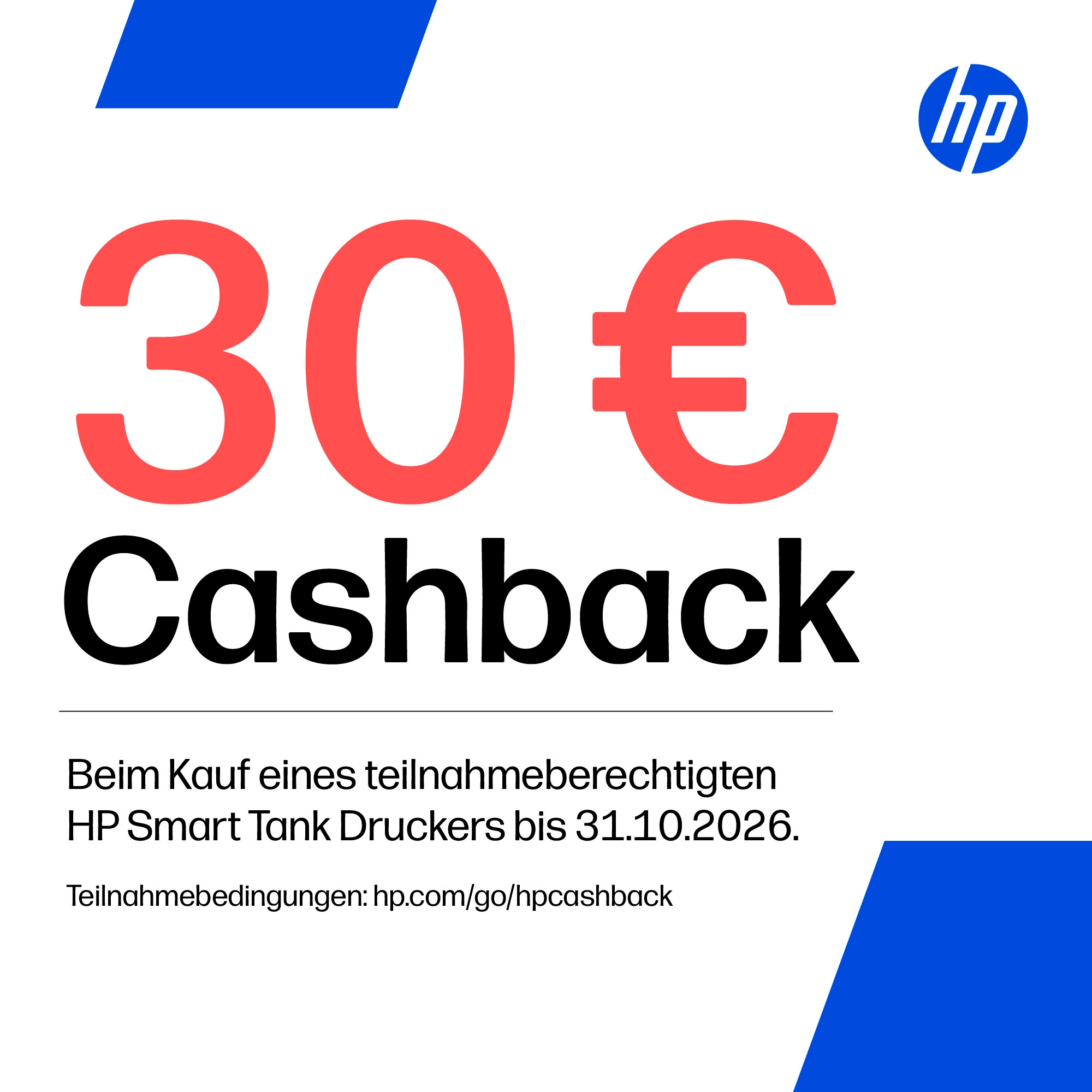 HP Multifunktionsdrucker »Smart Tank 7305  (28B75A)« Bis zu 30€ Cashback sichern! Nur bis zum 31.10.2026
