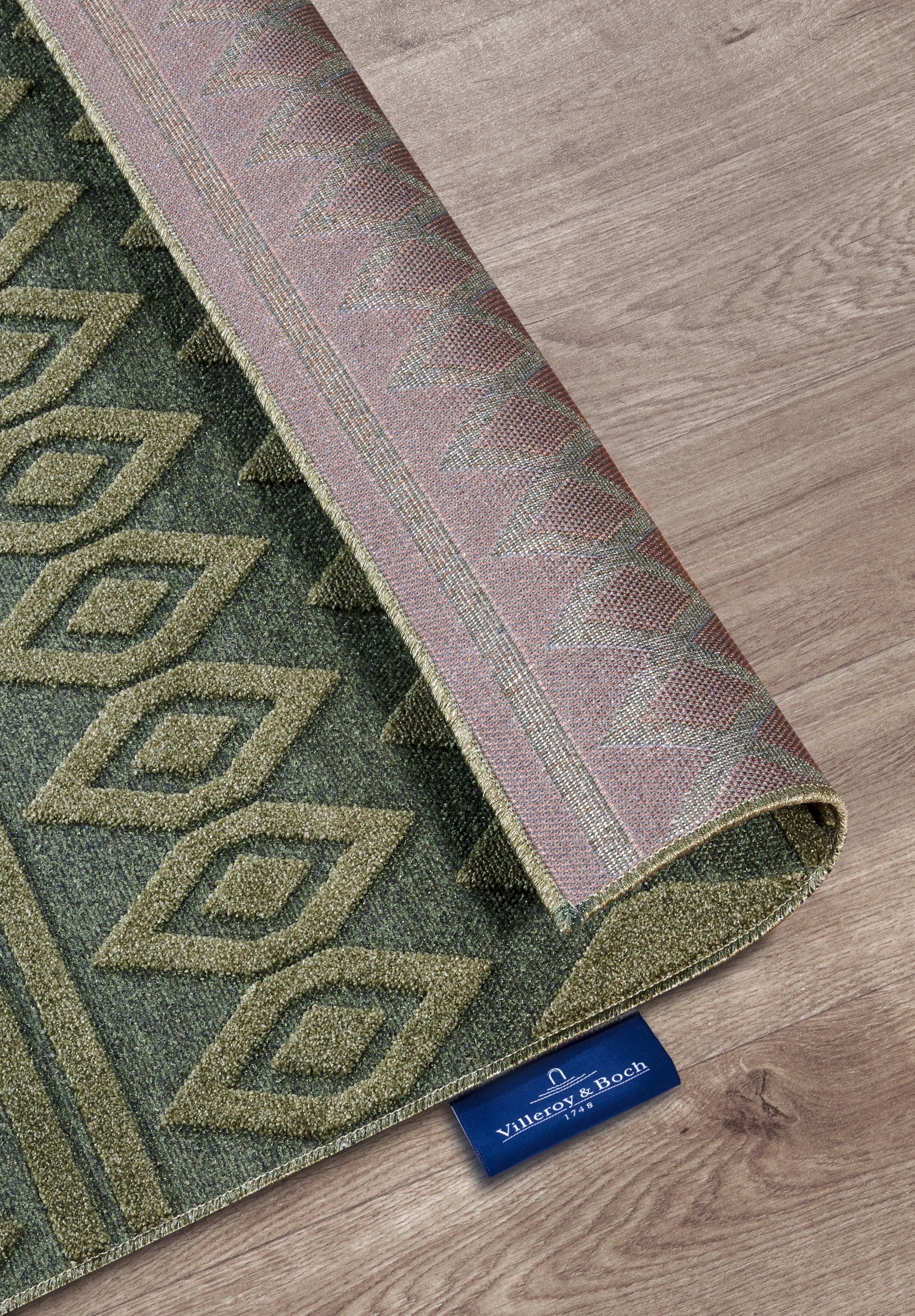 Villeroy & Boch Teppich »Catherine« rechteckig 5,5 mm Höhe Wohnzimmer, Schlafzimmer, Modern, Hoch-Tief Effekt, Flur