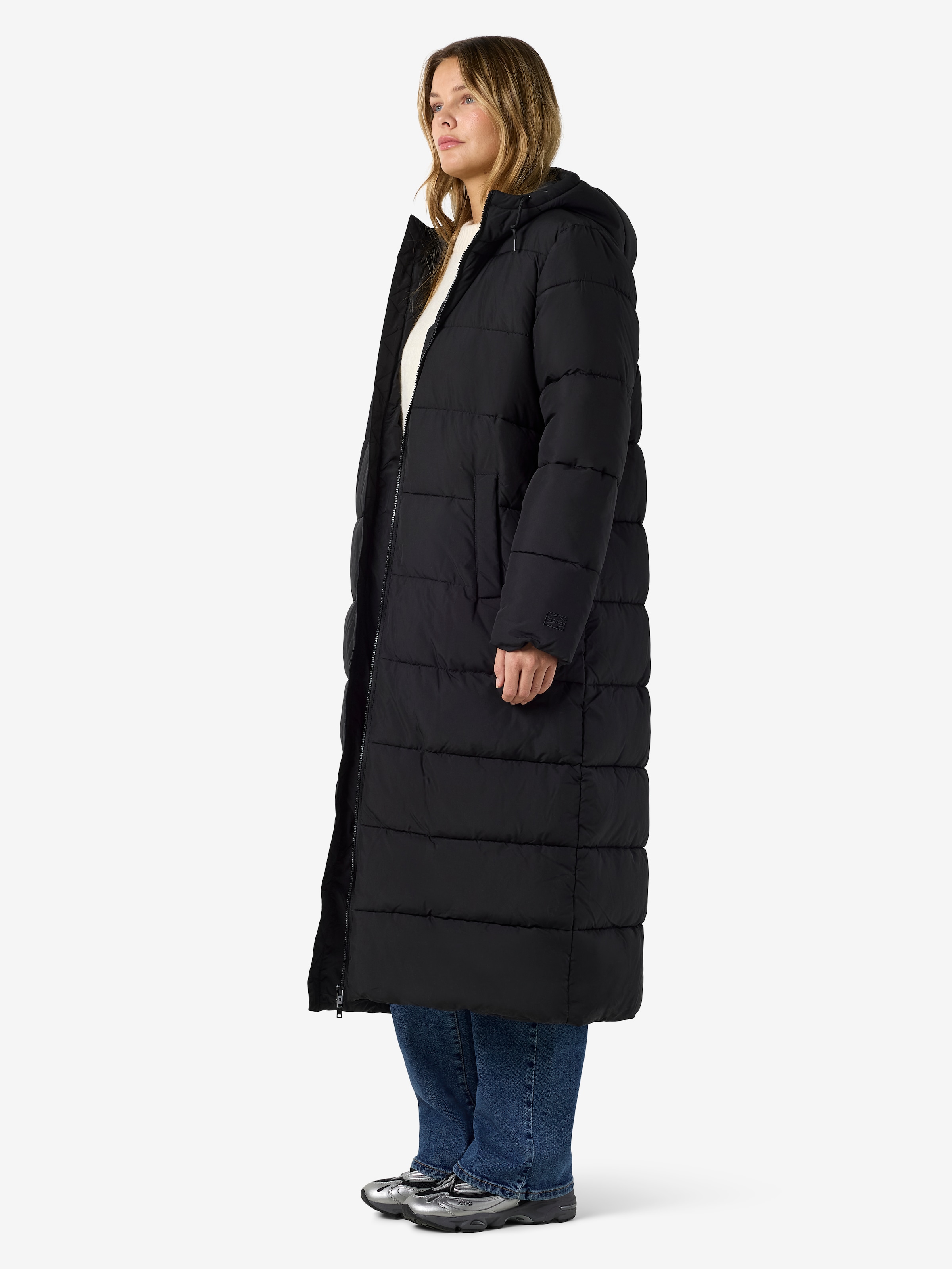 Noisy may Steppmantel »NMROSY X-LONG PUFFER COAT NOOS« Kunstfaser