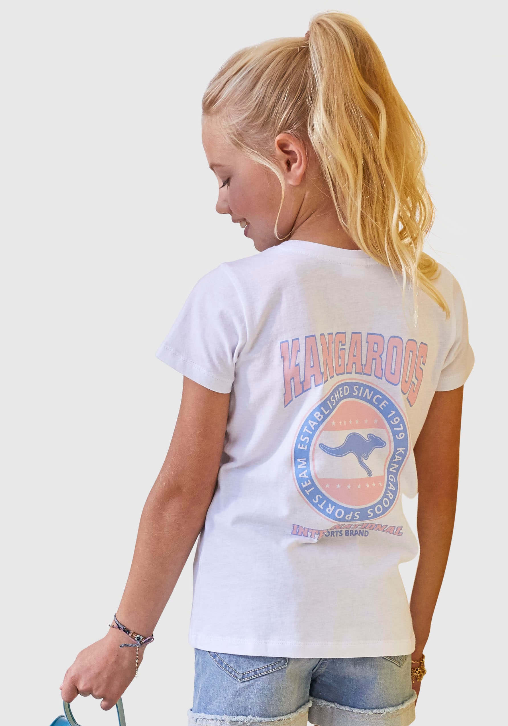 KangaROOS T-Shirt, mit Rückendruck