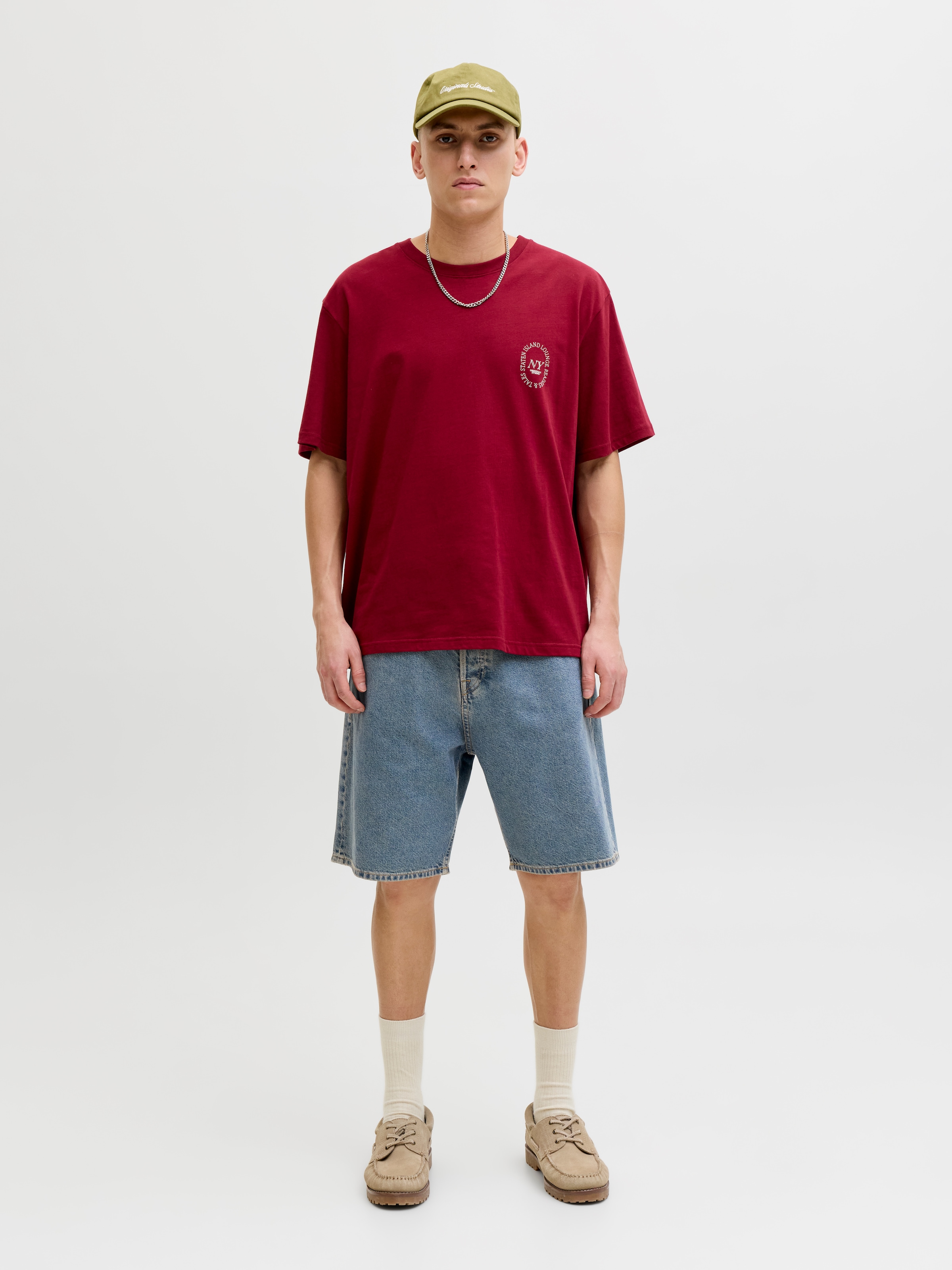 Jack & Jones Jeansshorts »JJITONY JJORIGINAL SHORTS AM 460 SN« Baumwollmischung, relaxed fit