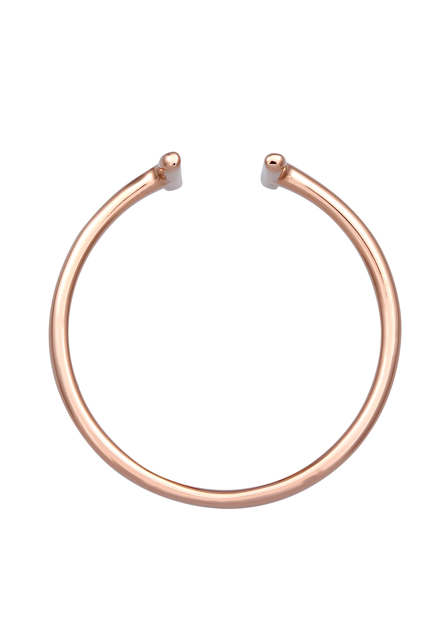 Elli Premium Silberring »Ring Geo Statement Basic 750 Roségold«