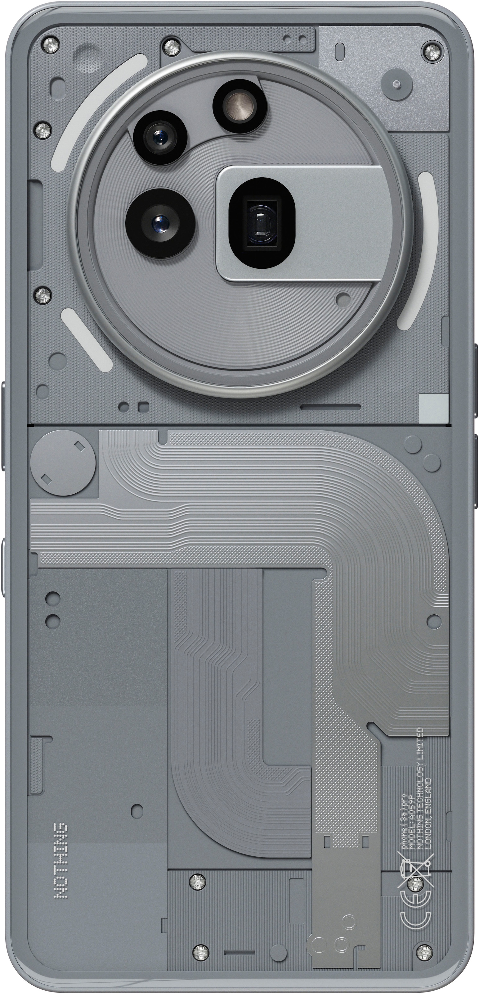NOTHING Smartphone »PHONE (3a) Pro 256GB«, Grau