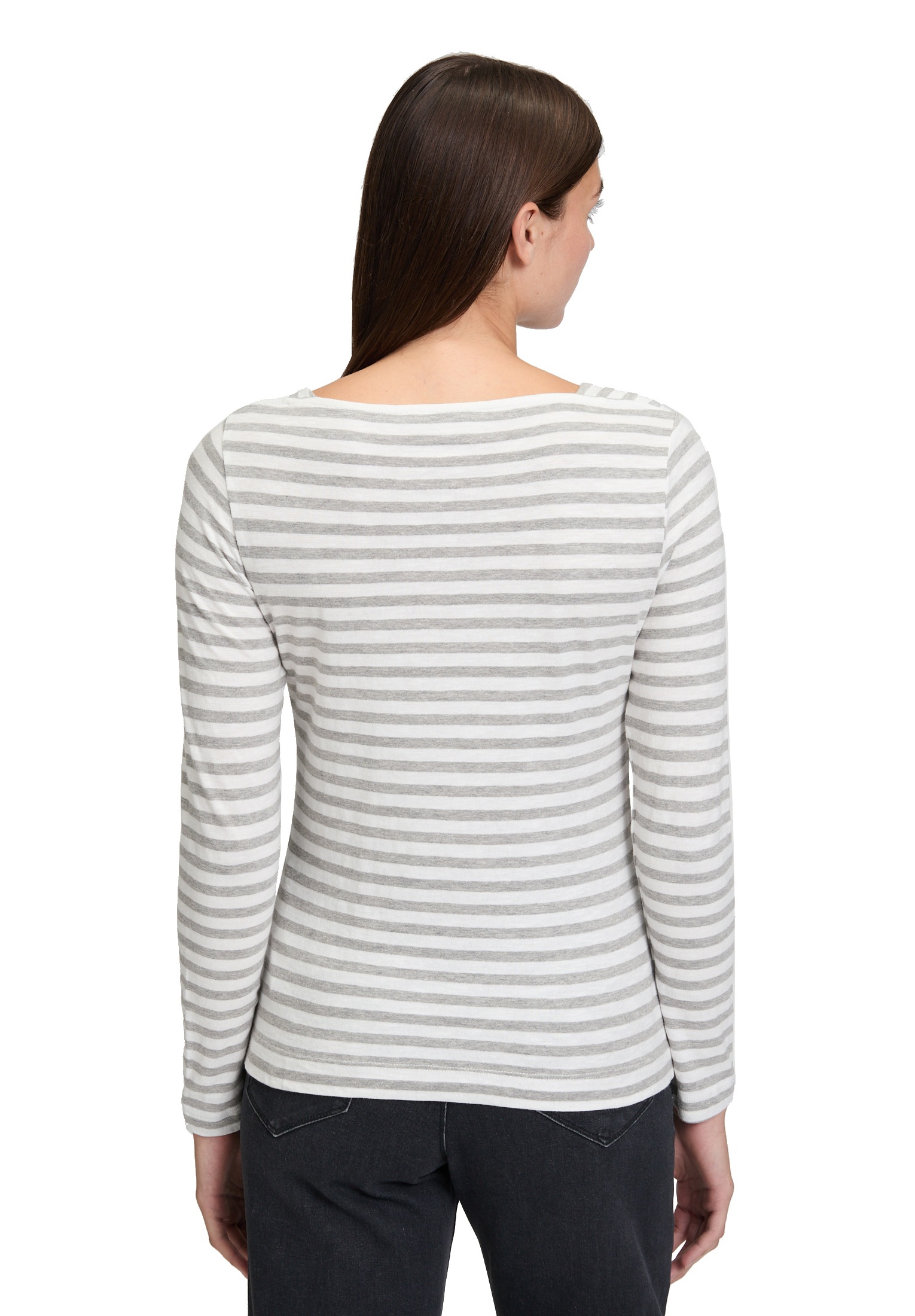 Betty&Co Langarmshirt »Ringelshirt mit U-Boot-Ausschnitt«