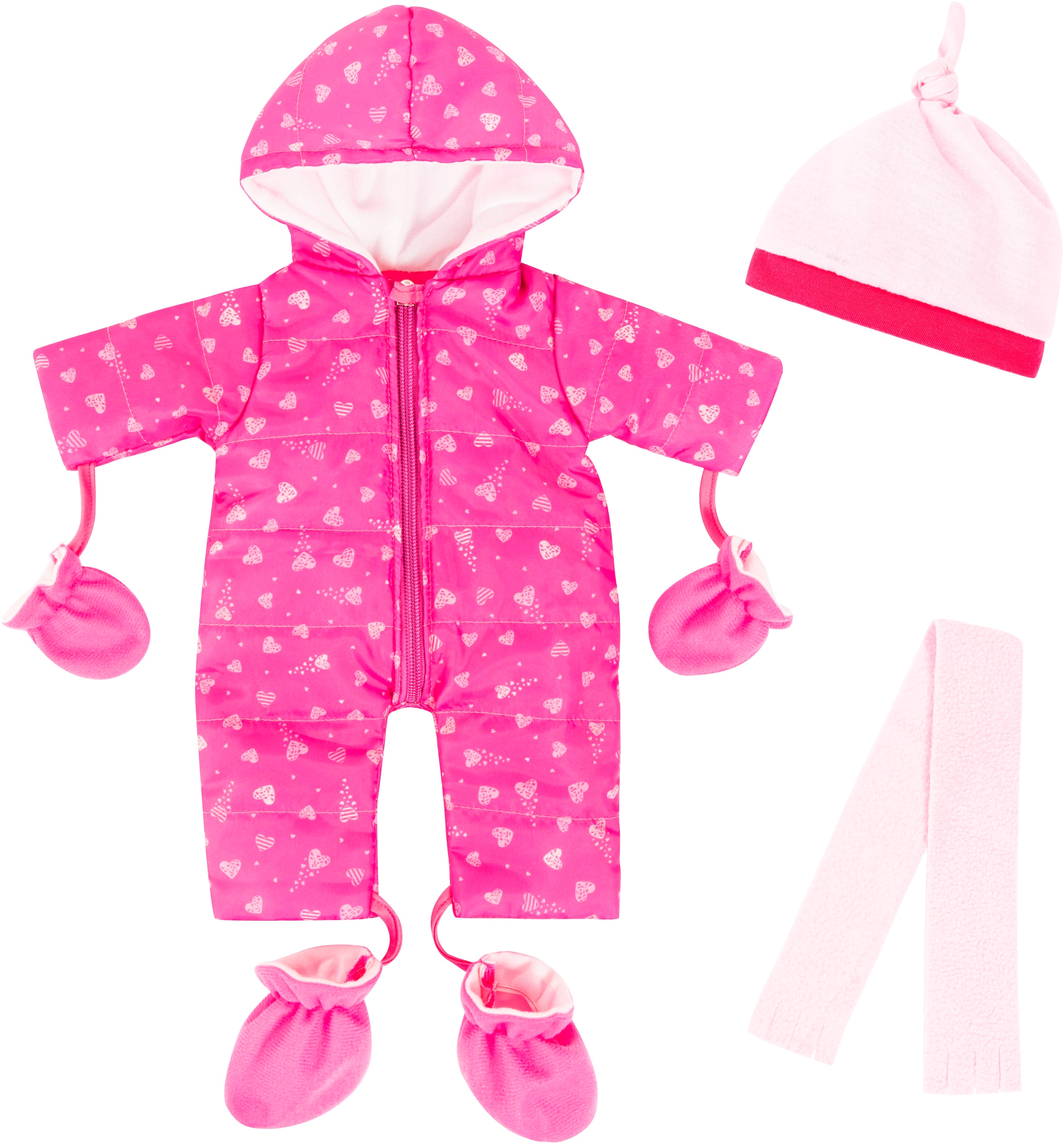 Puppenkleidung »Schneeoverall 38-42«, (Set, 5 tlg.)