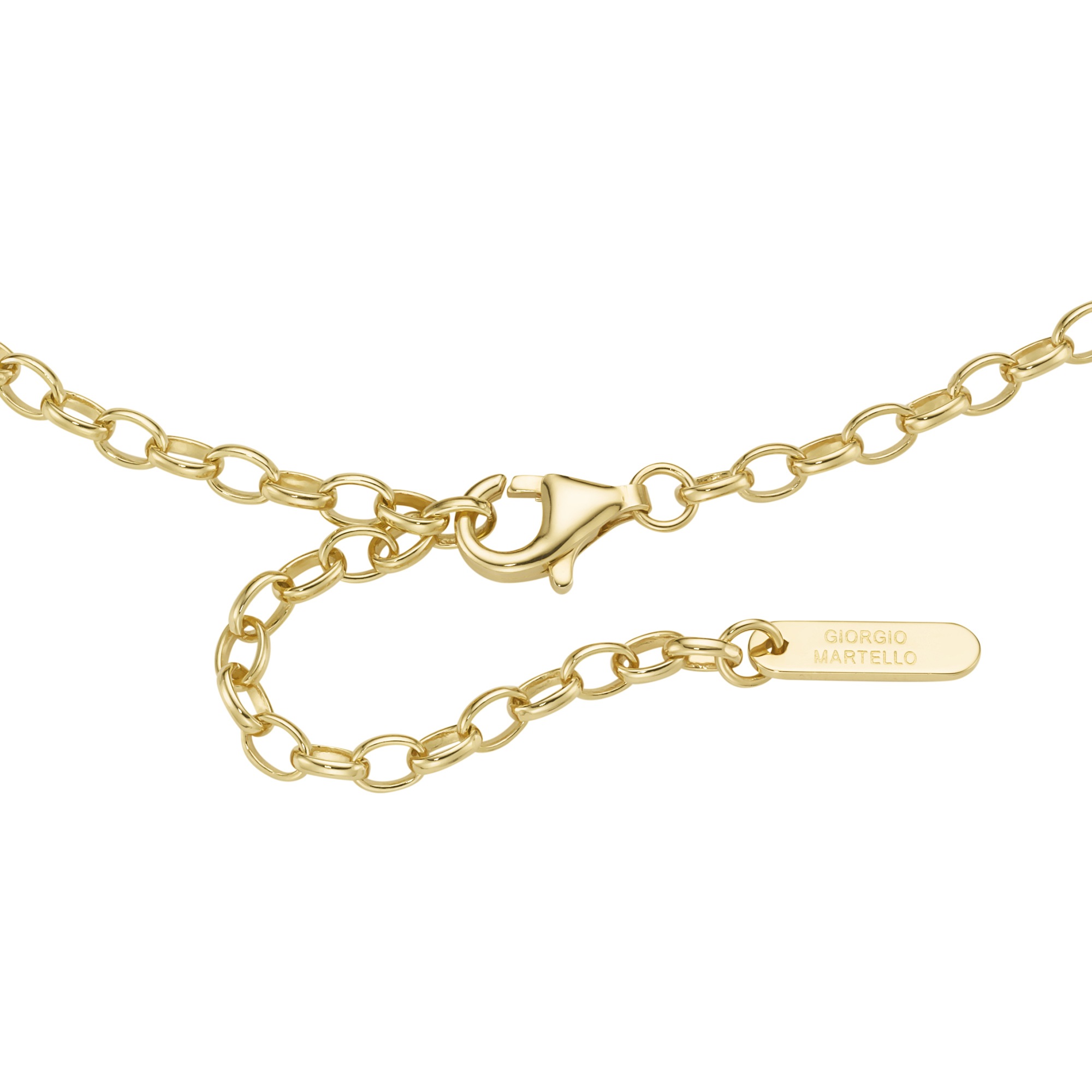 GIORGIO MARTELLO MILANO Collier »Collier mit Zirkonia, Silber 925«