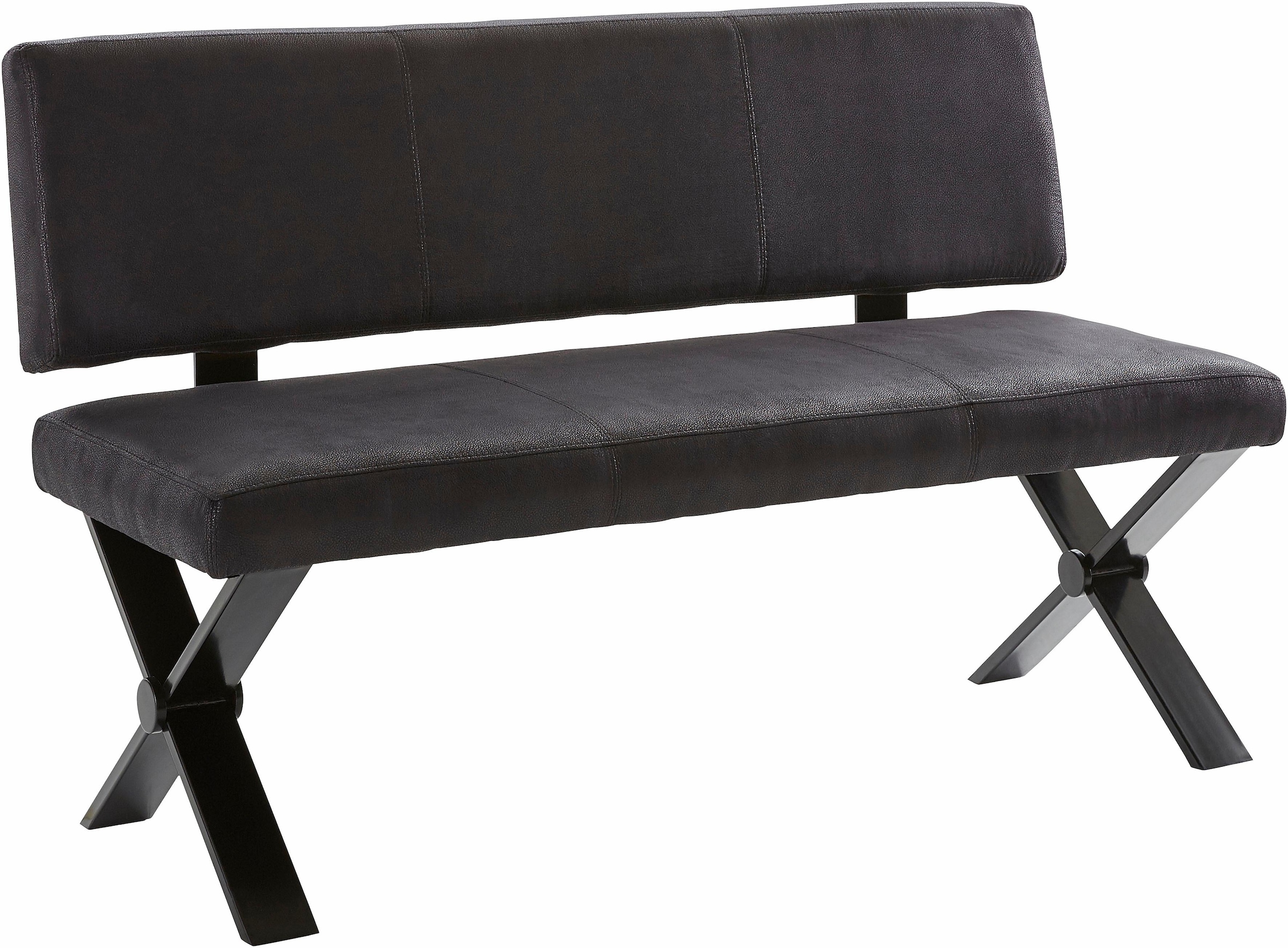 Homexperts Essgruppe »Colt«, (Set, 5 tlg.), Tisch, Breite 140 cm, 2 Bänke, Breite je 140 cm und 2 Freischwinger