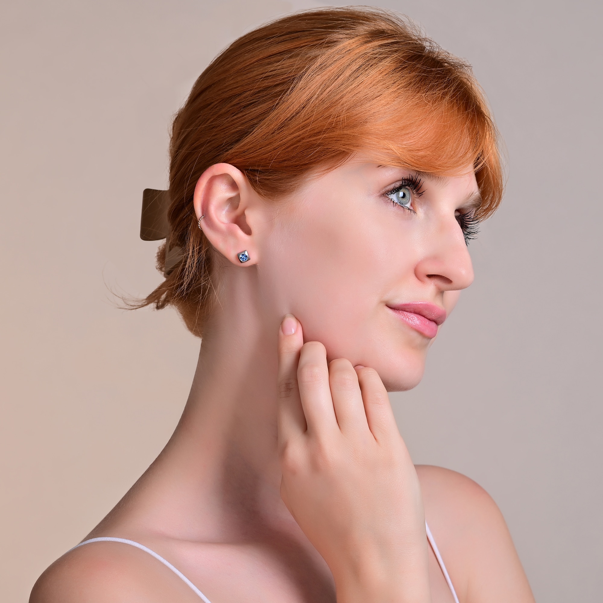 Adelia´s Paar Ohrstecker »Damen Ohrringe ¿ Ohrstecker aus Edelstahl mit Strass Steinchen«