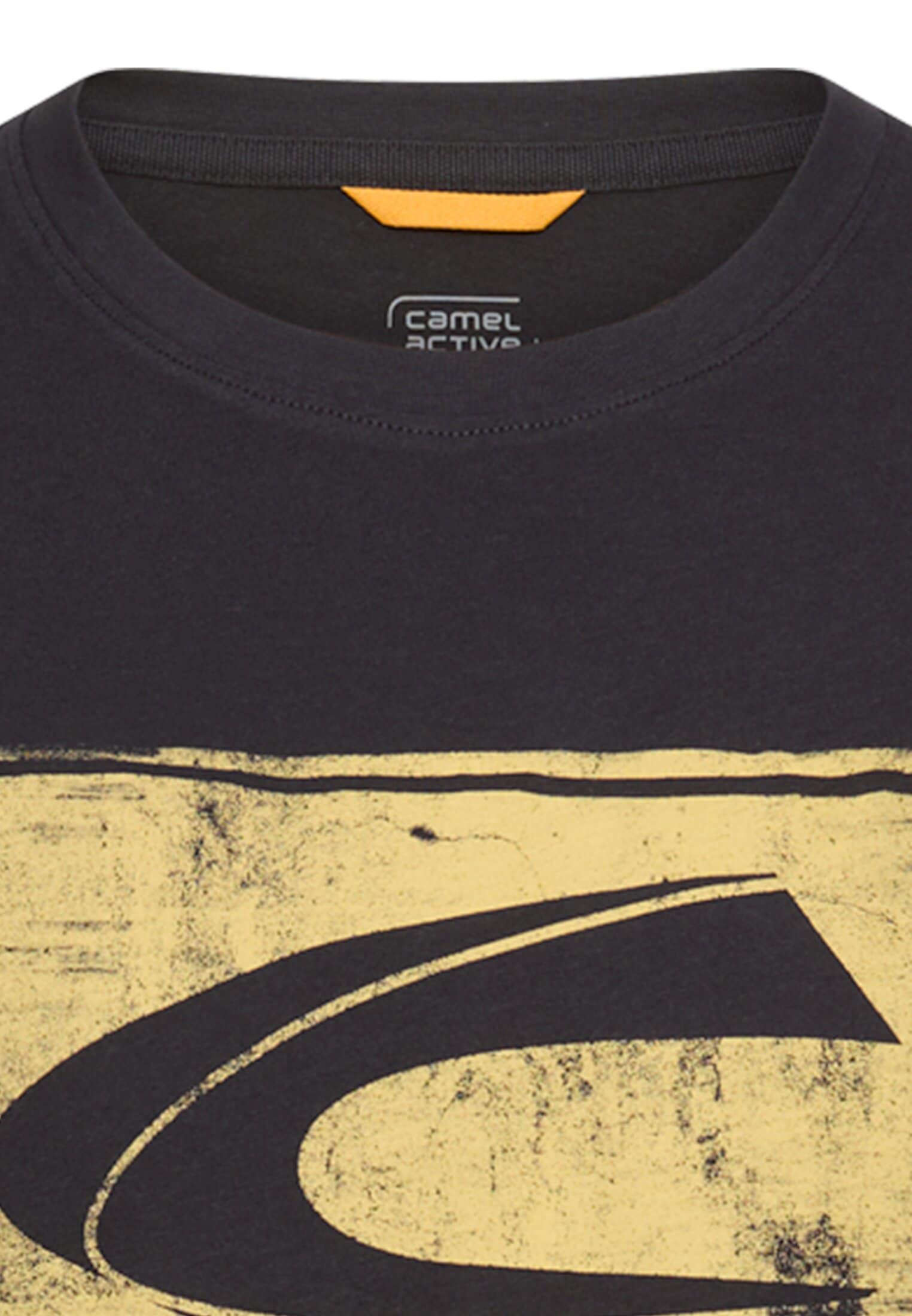 camel active T-Shirt mit Logo-Print
