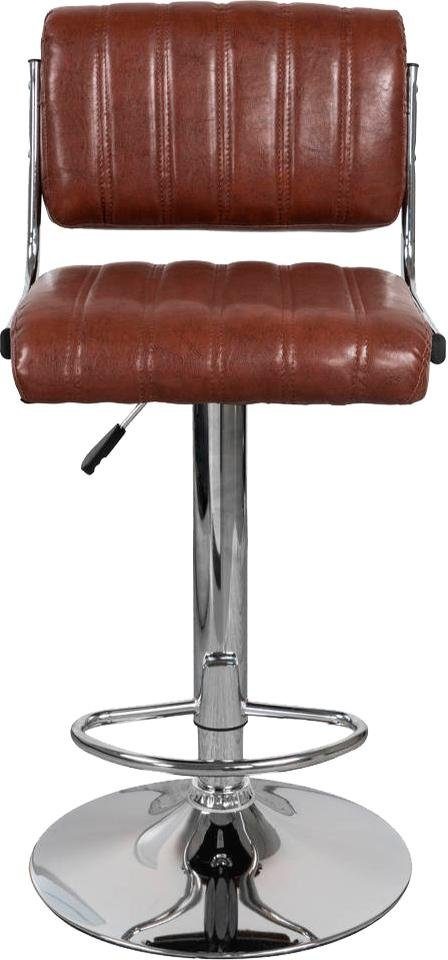 Kayoom Hochstuhl »Barstuhl Midnight 725 2er-Set,in Leder-Optik Barhocker«, (Set), 2 St., pflegeleicht, höhenverstellbar, komfortabel, drehbar