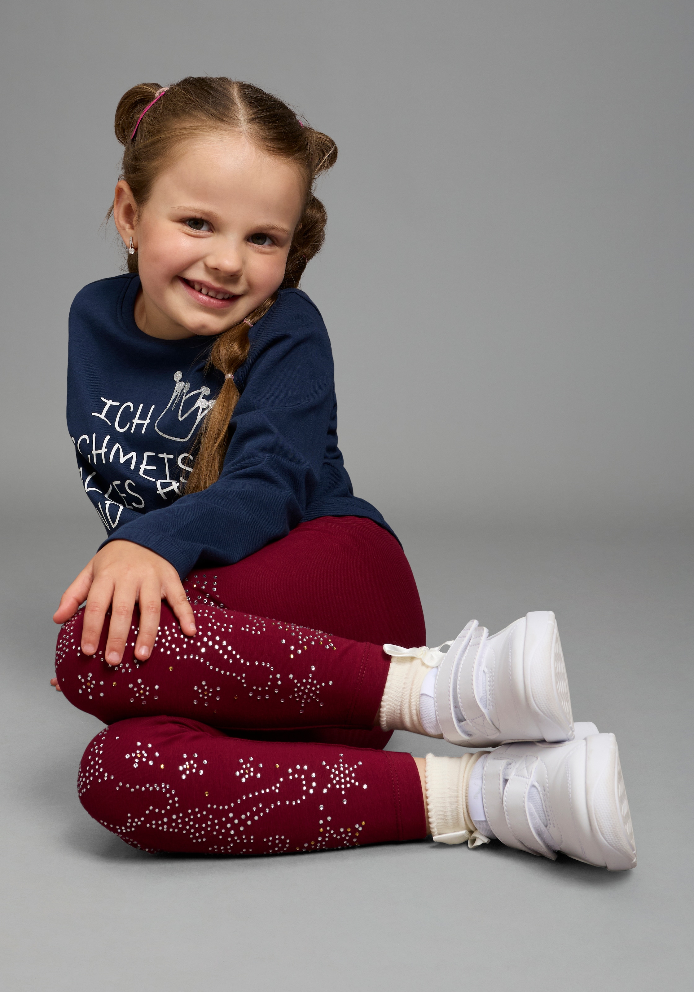 KIDSWORLD Leggings », Strass besezGLITZER PFERD«  Mit Glitzer Pferd verziehrt