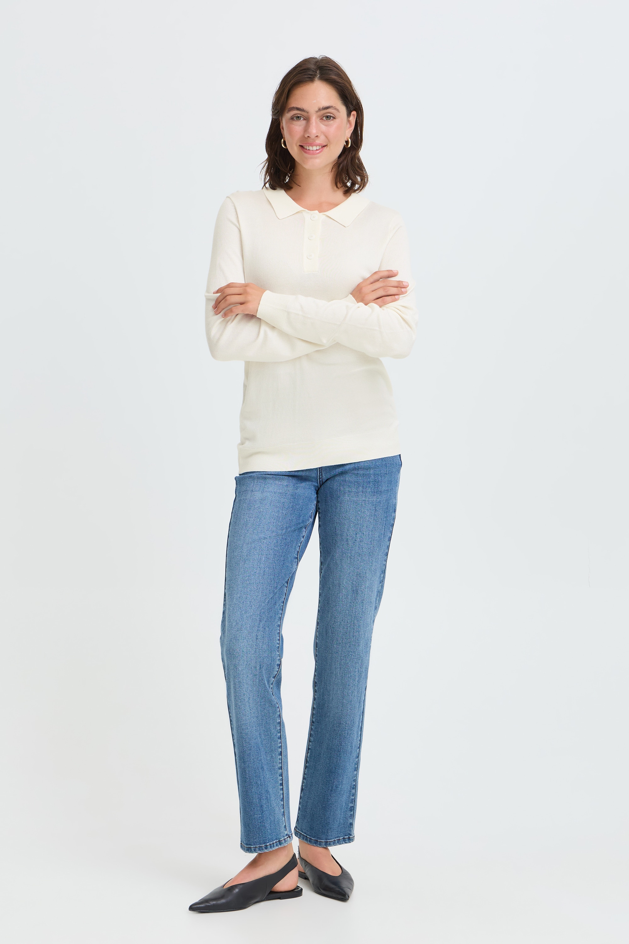 fransa Strickpullover »Damen Langarm FRMARANI«
