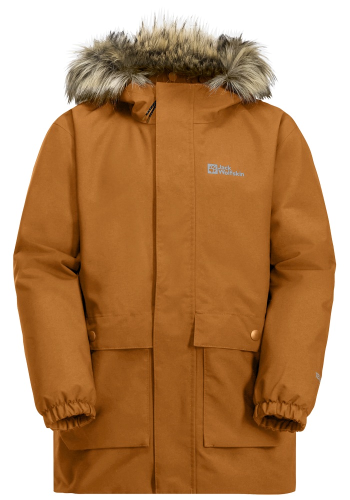 Jack Wolfskin Mädchen 3-in-1-Funktionsparka »COSY BEAR 3IN1 PARKA G« mitKapuze in braun, Größe 176
