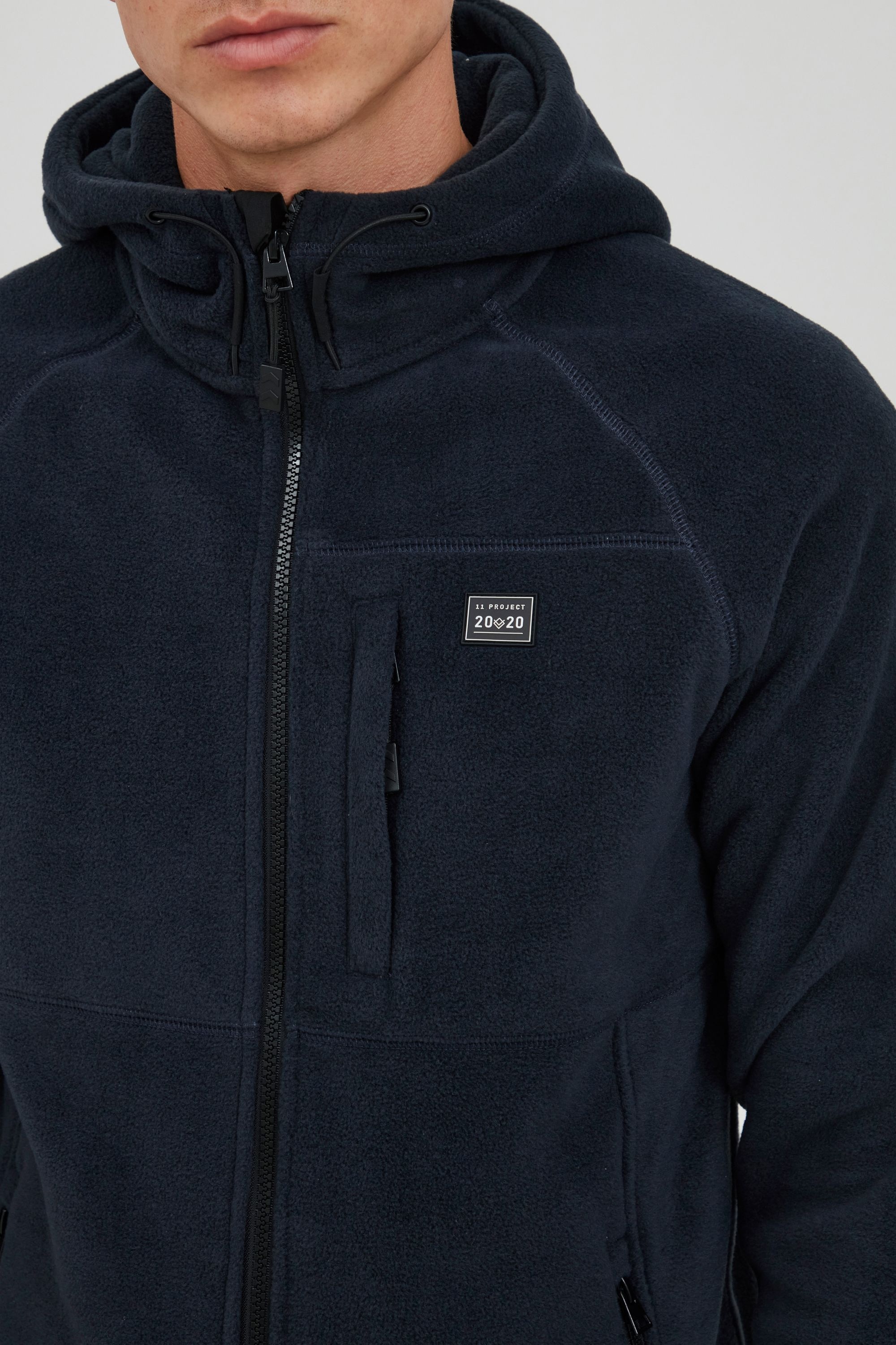 11 Project Fleecejacke »Fleecejacke PRMichel«, mit Kapuze