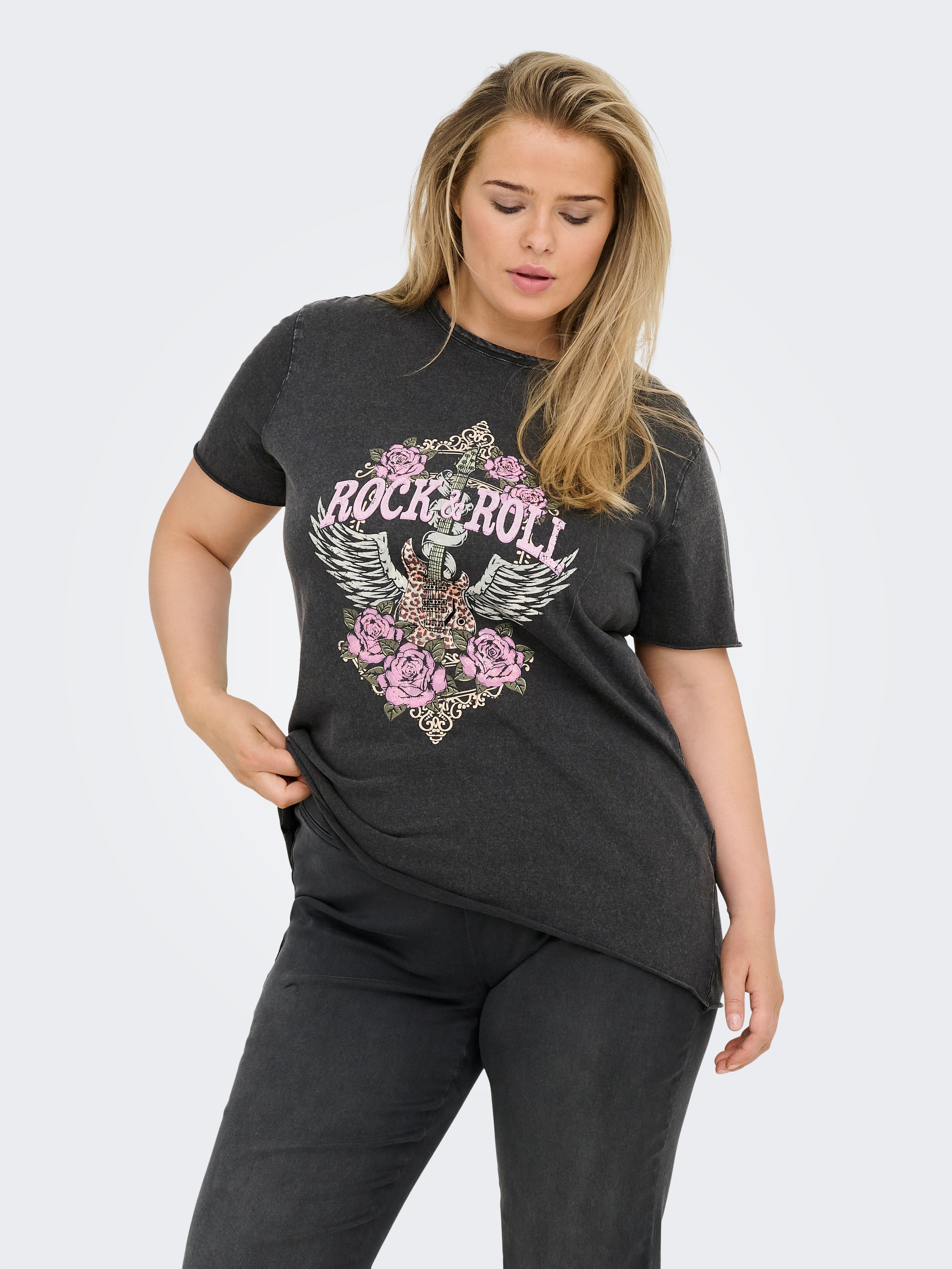 ONLY CARMAKOMA T-Shirt »CARLUCY LIFE REG S/S TOP JRS NOOS«