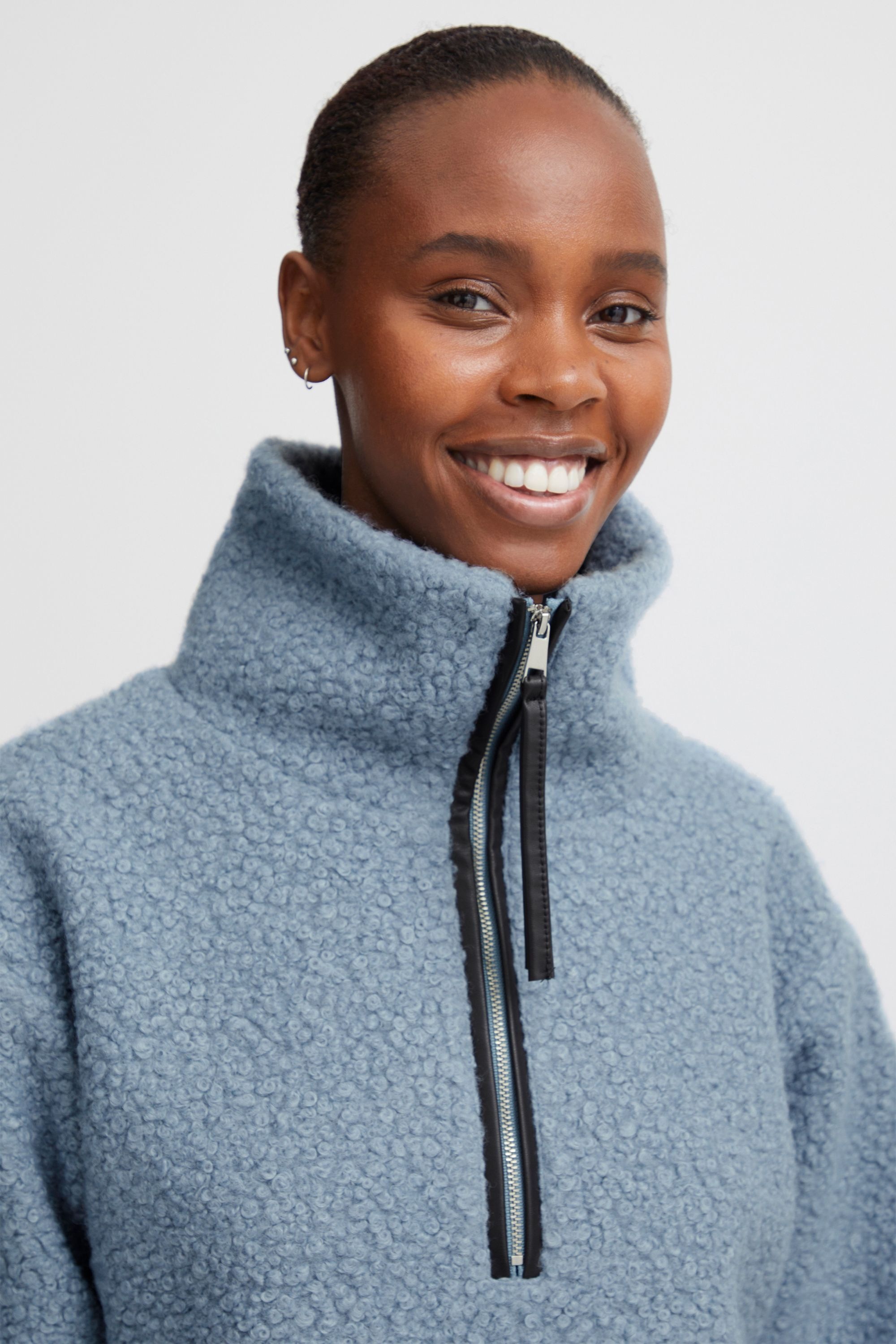 b.young Fleecepullover »Strickfleece-Pullover BYCIDAN PILE«