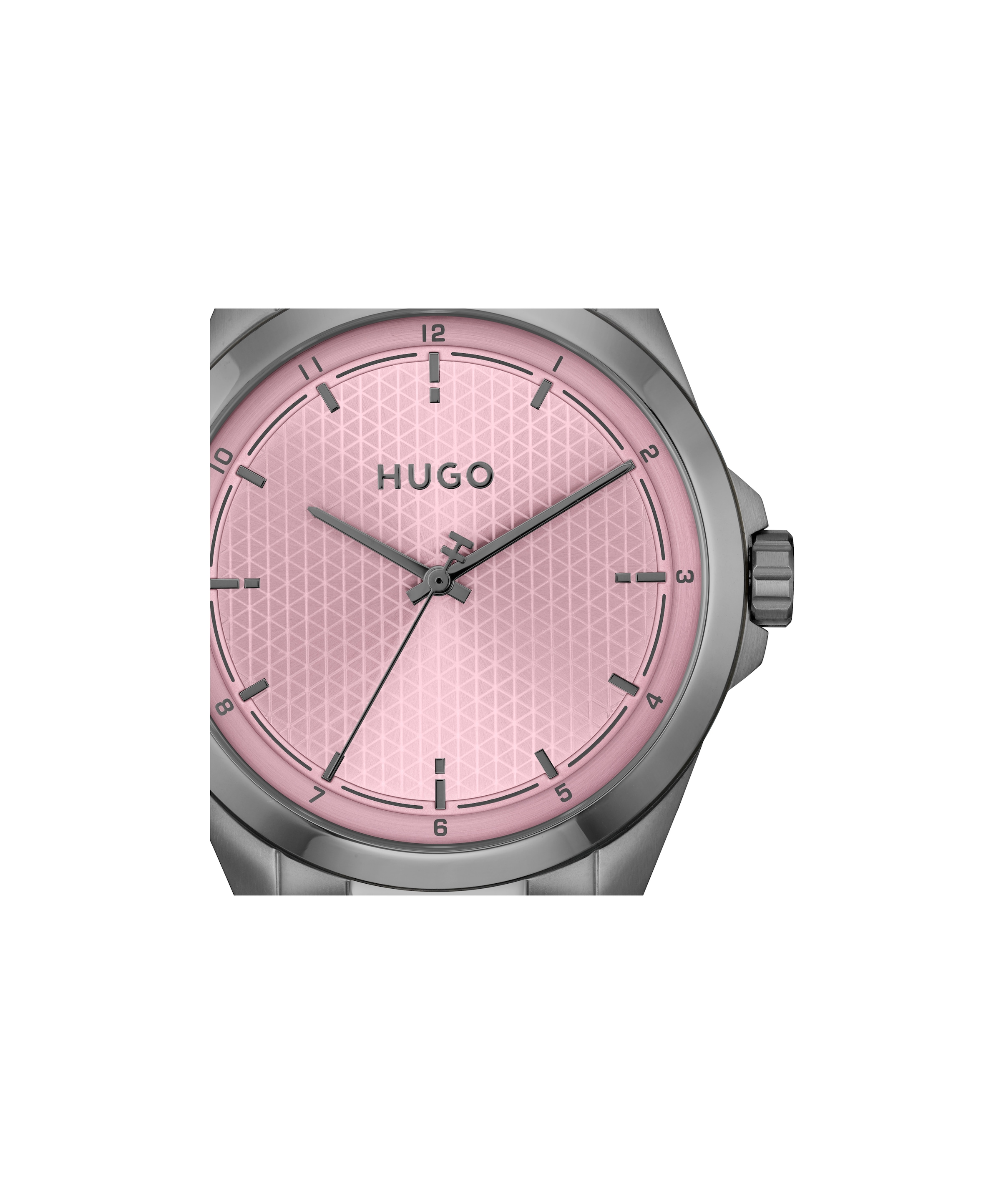 HUGO Quarzuhr »#SEAM« Armbanduhr, Herrenuhr, Edelstahlarmband, analog