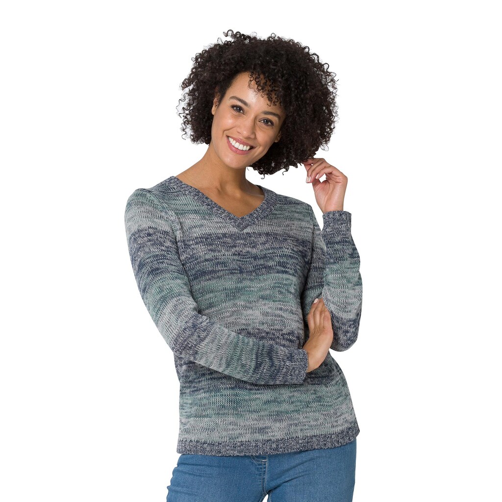 Classic Basics V-Ausschnitt-Pullover »Pullover«