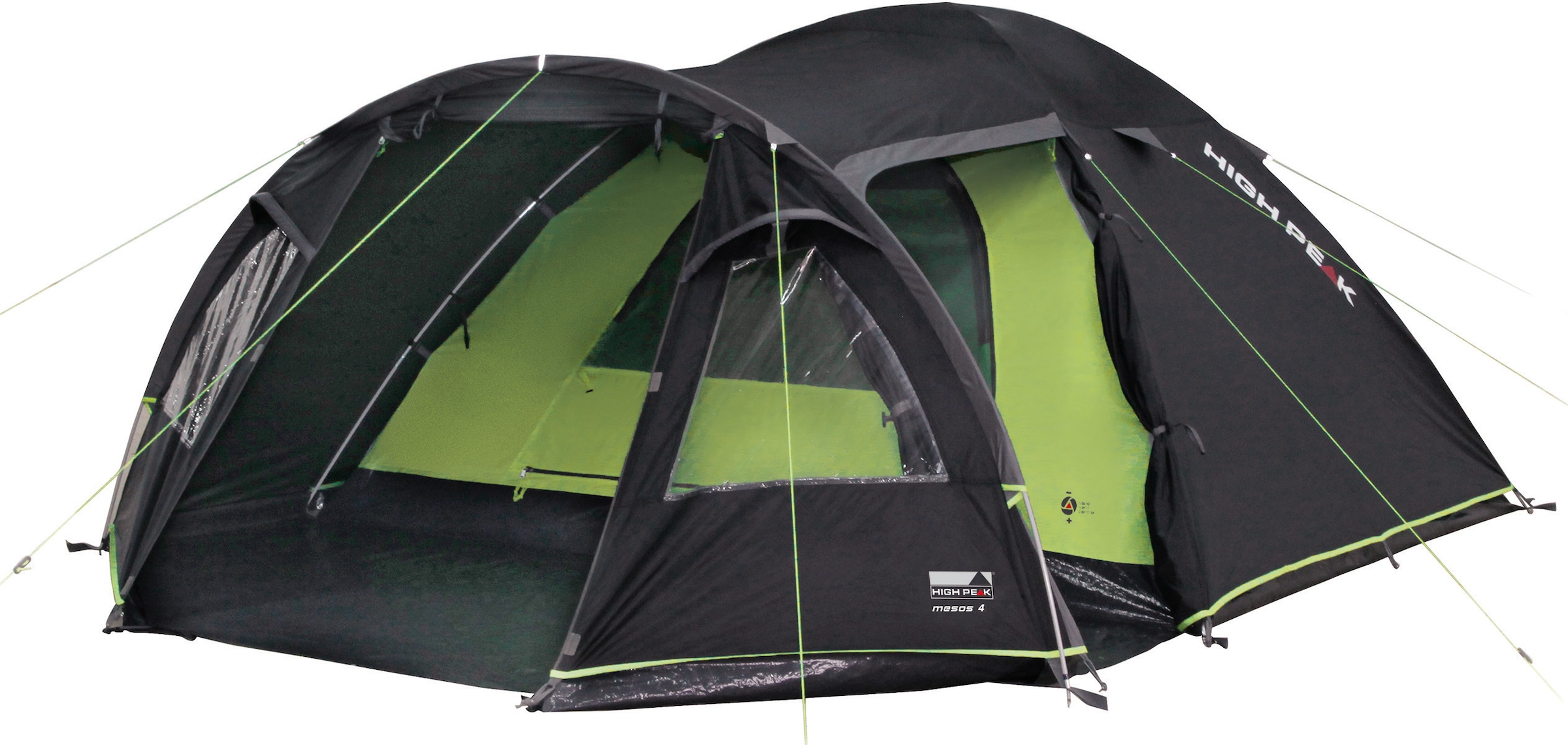 High Peak Kuppelzelt »Mesos 4«, 4 Personen, (Set, mit Transporttasche)