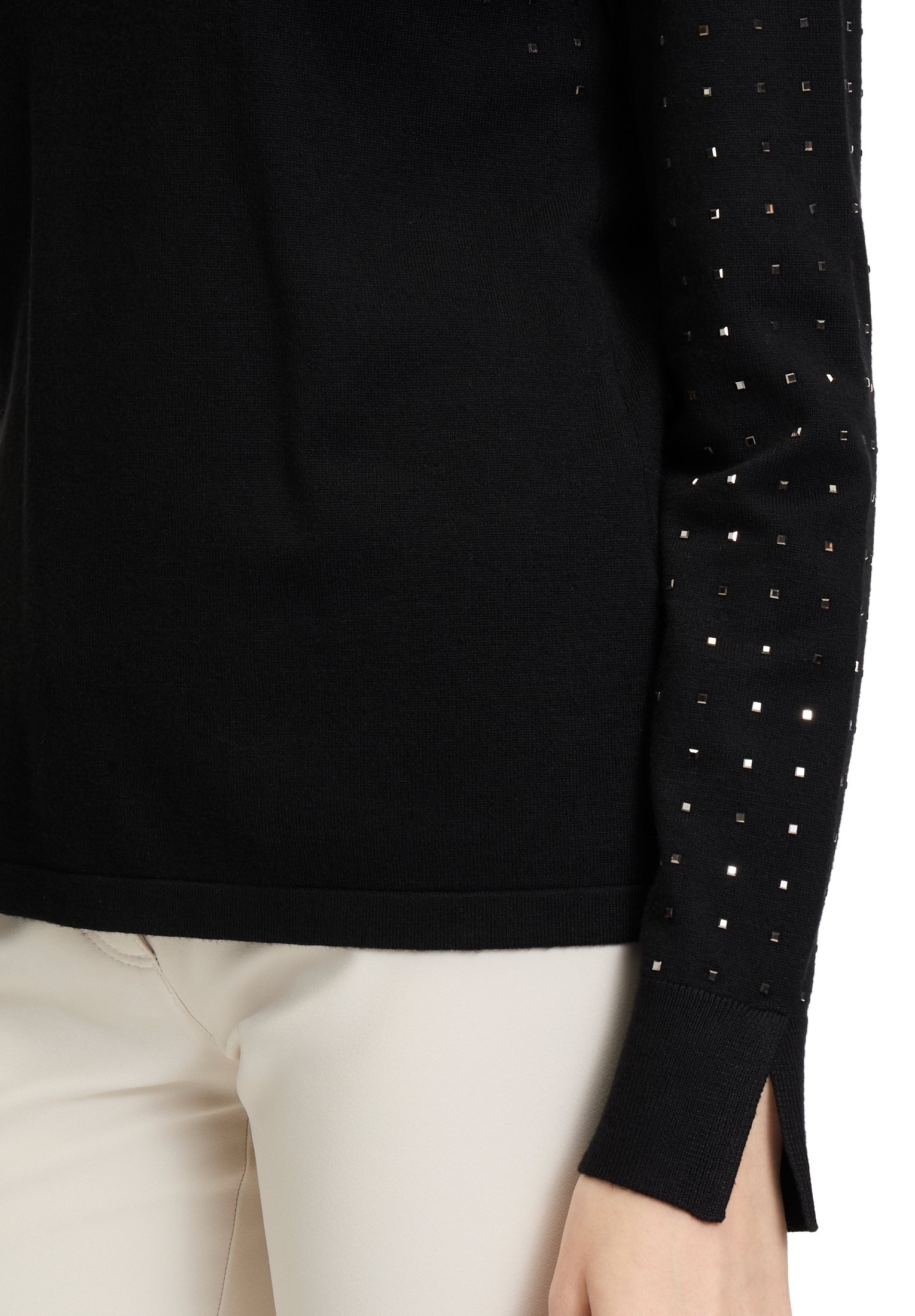Betty Barclay Rundhalspullover »Feinstrickpullover mit Strass«