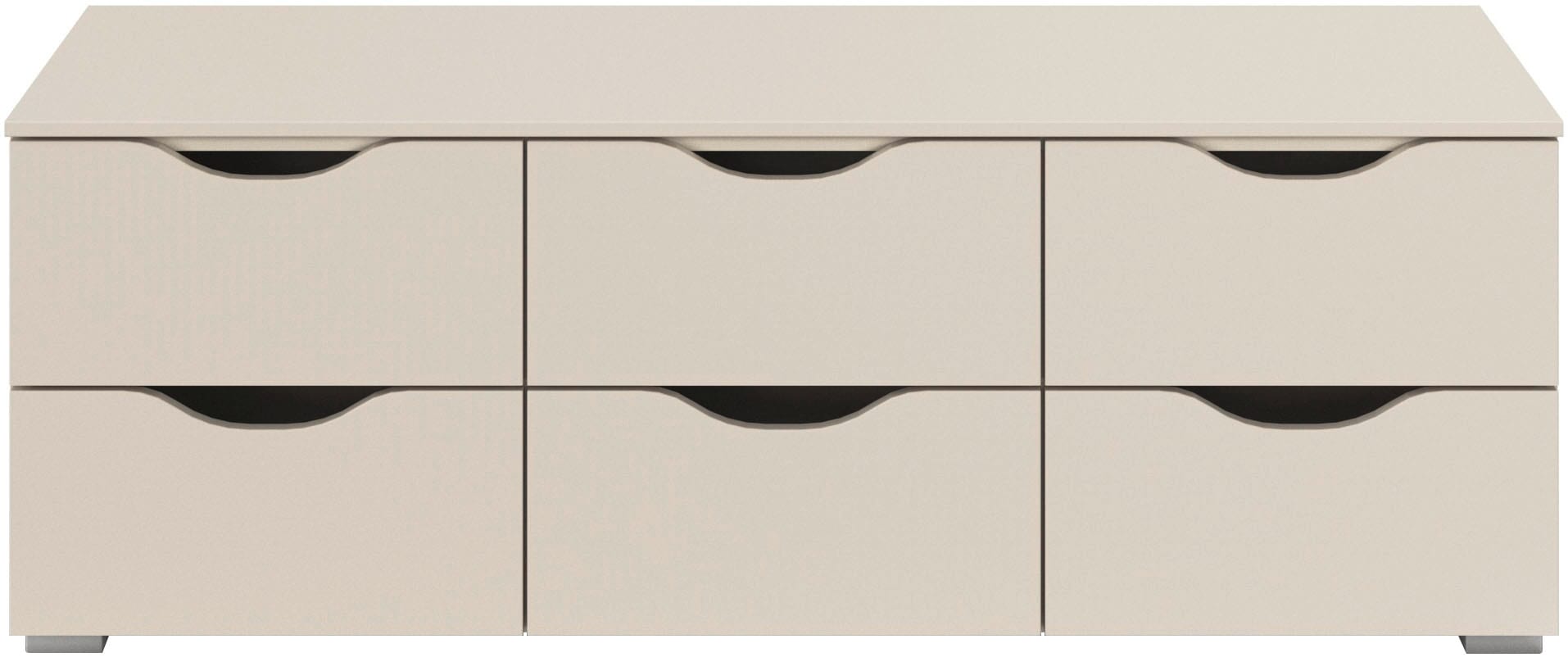 rauch TV-Board »Lowboard TV-Schrank TV-Schrank Landhausstil MARLENE«, (Breite 120 cm), mit 6 geräumigen Schubladen und Soft-Close-Funktion MADE IN GERMANY