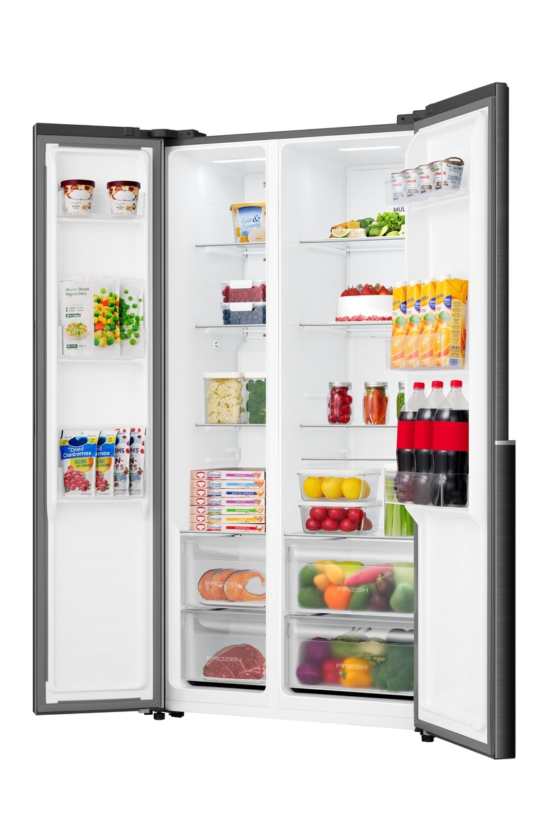 GORENJE Side-by-Side »NRS917C41BX« 178,6 cm hoch 91,1 cm breit 544 Liter Gesamtvolumen, genug Platz für eine Großfamilie