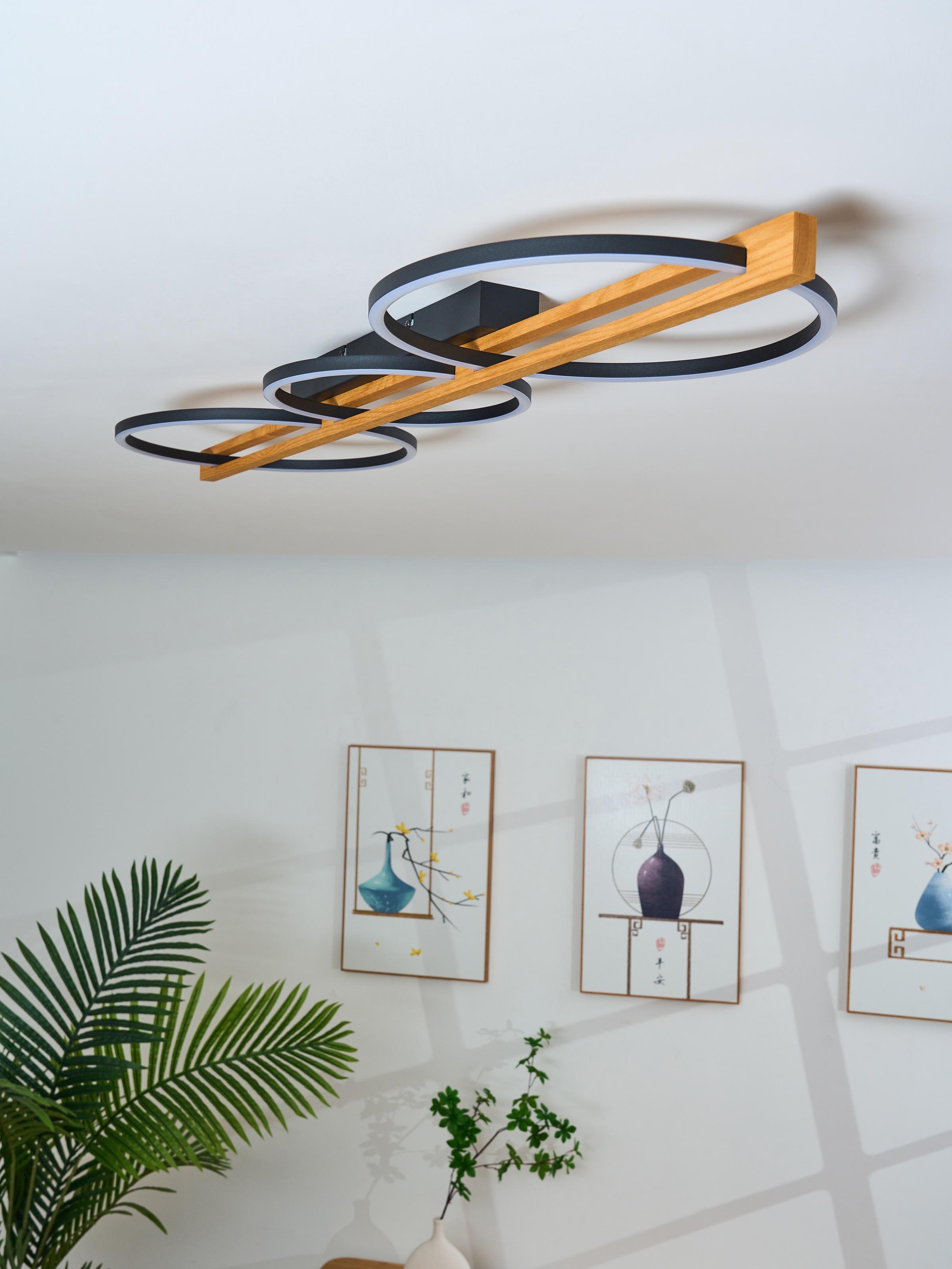ECO-LIGHT LED Deckenleuchte »LED-Deckenleuchte TOVAK«, 3 flammig, Leuchtmittel LED-Board | LED fest integriert