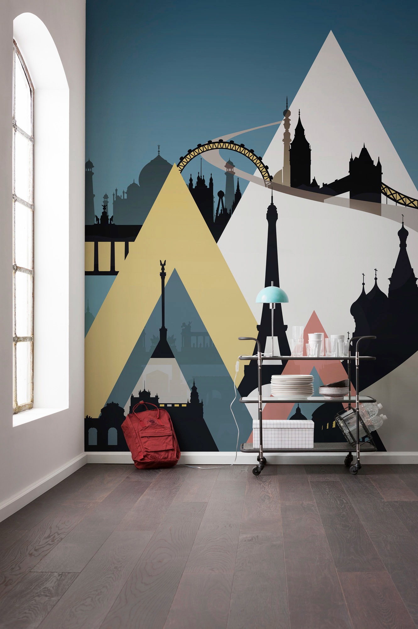 Komar Vliestapete »Digitaldruck Vlies - Sightseeing - Größe 300 x 280 cm«, bedruckt, Kinderzimmer